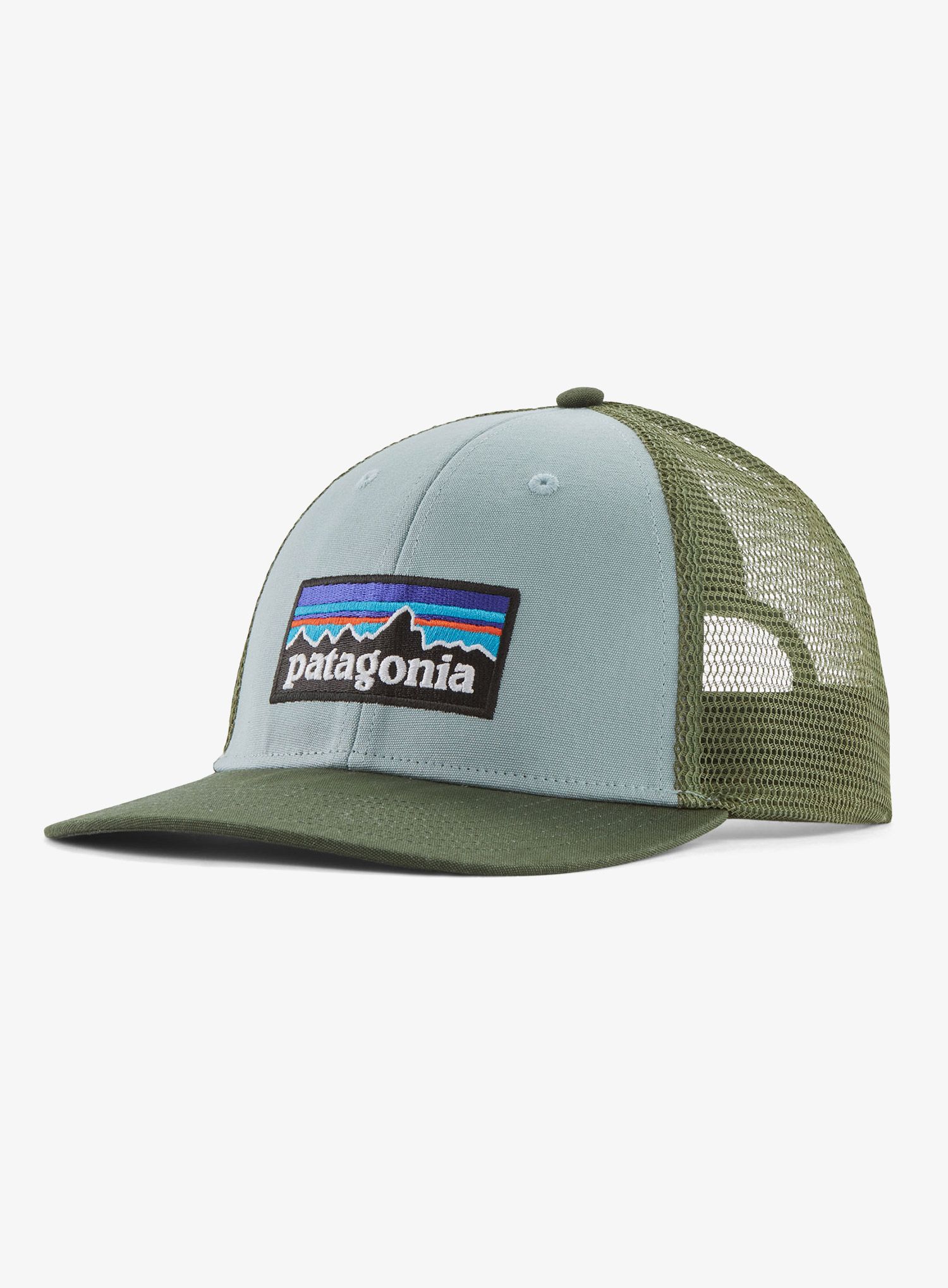 Kačket Patagonia P-6 Logo LoPro Trucker Hat - thermal blue