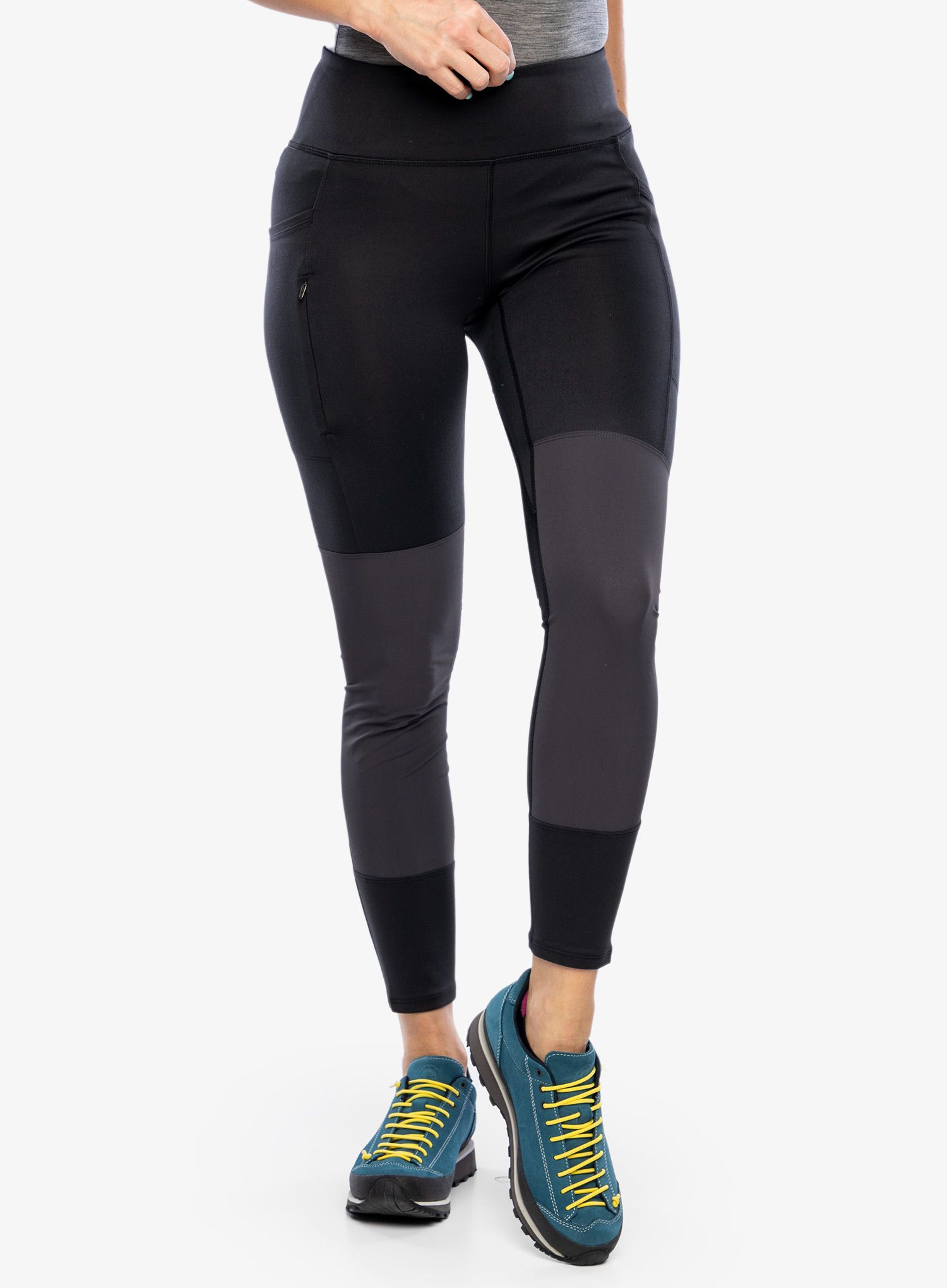 Ženske tajice Patagonia Pack Out Hike Tights - black
