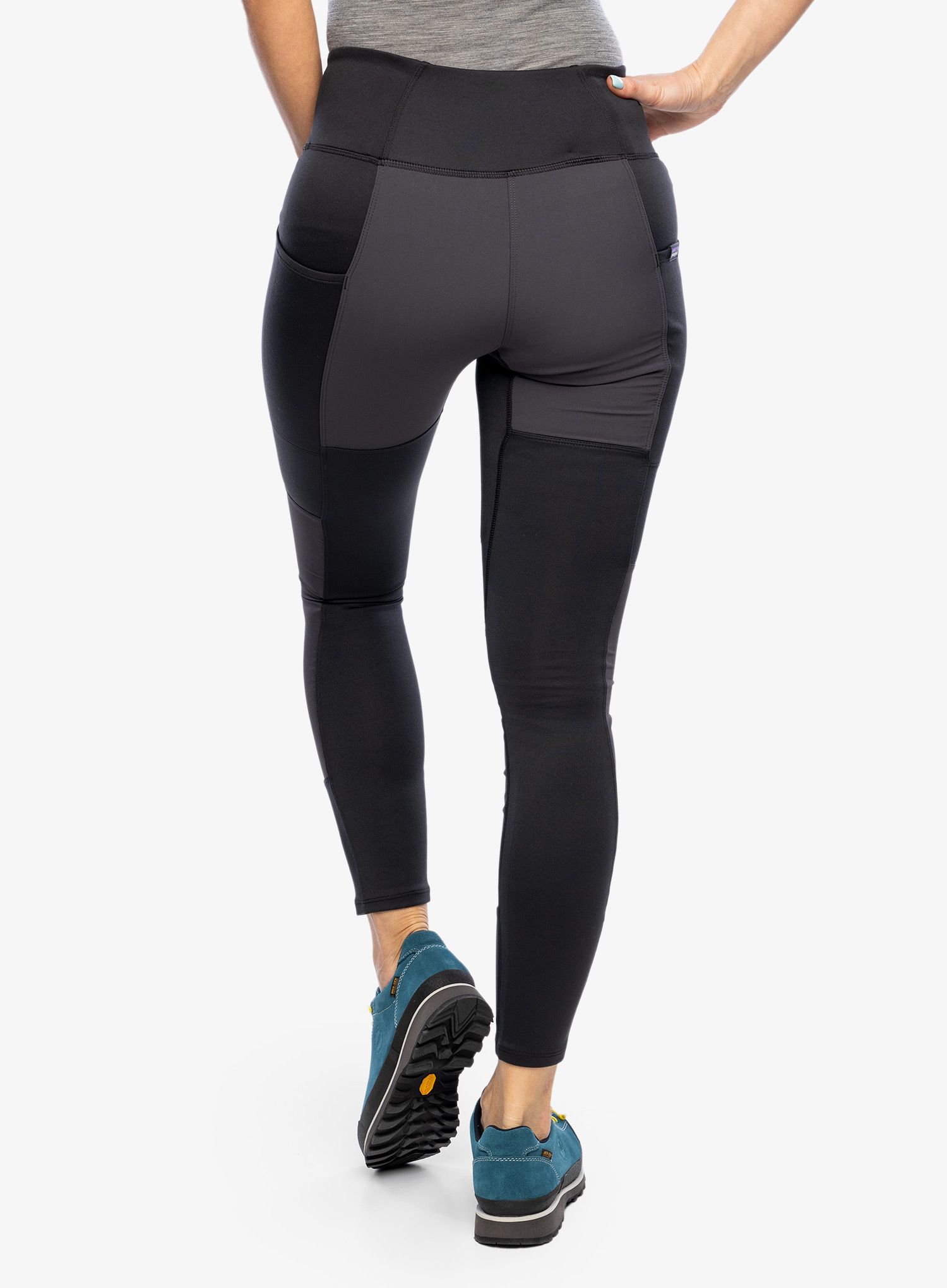 Ženske tajice Patagonia Pack Out Hike Tights - black