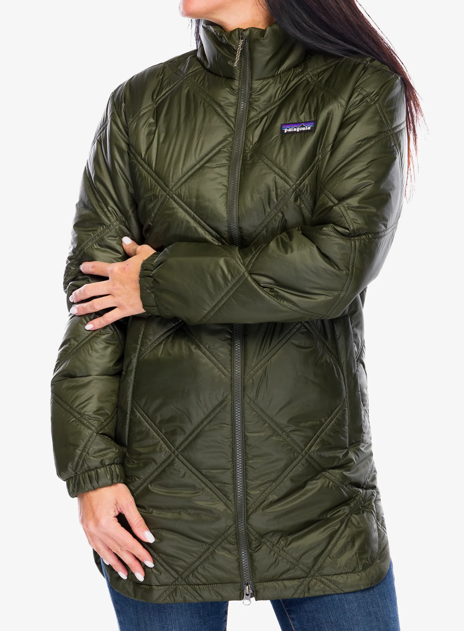 Ženski kaput Patagonia Pine Bank Insulated Parka - pine needle green