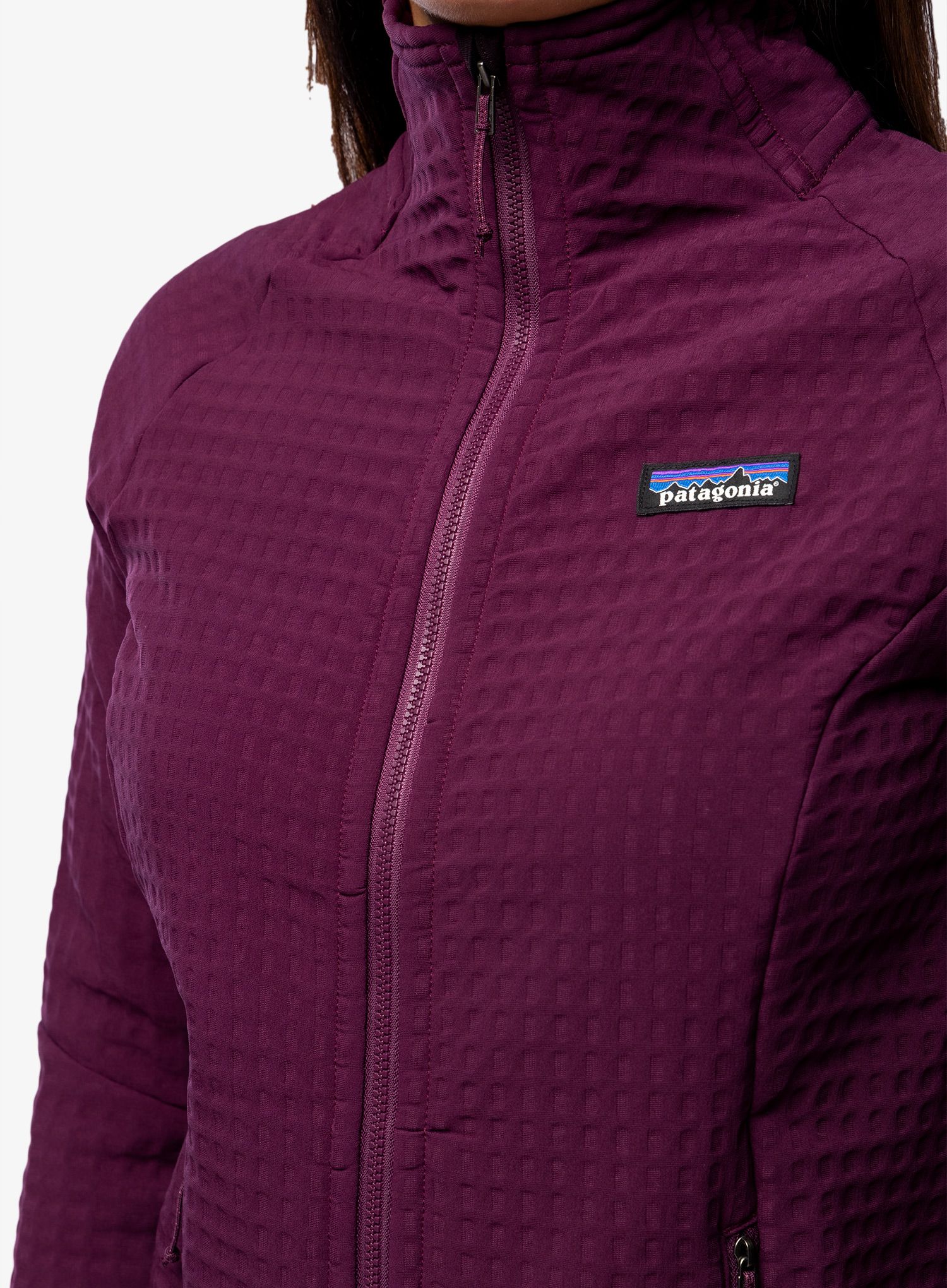 Ženska jakna Patagonia R2 TechFace Jkt - night plum