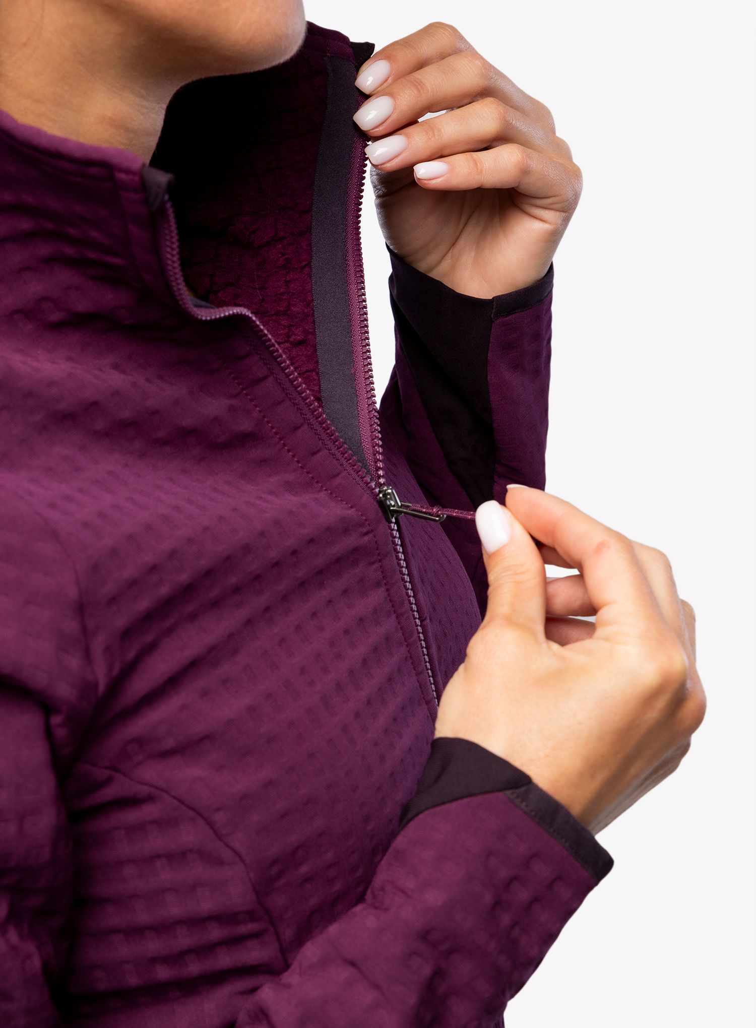Ženska jakna Patagonia R2 TechFace Jkt - night plum