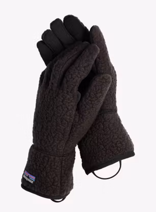 Rukavice od flisa Patagonia Retro Pile Gloves - black