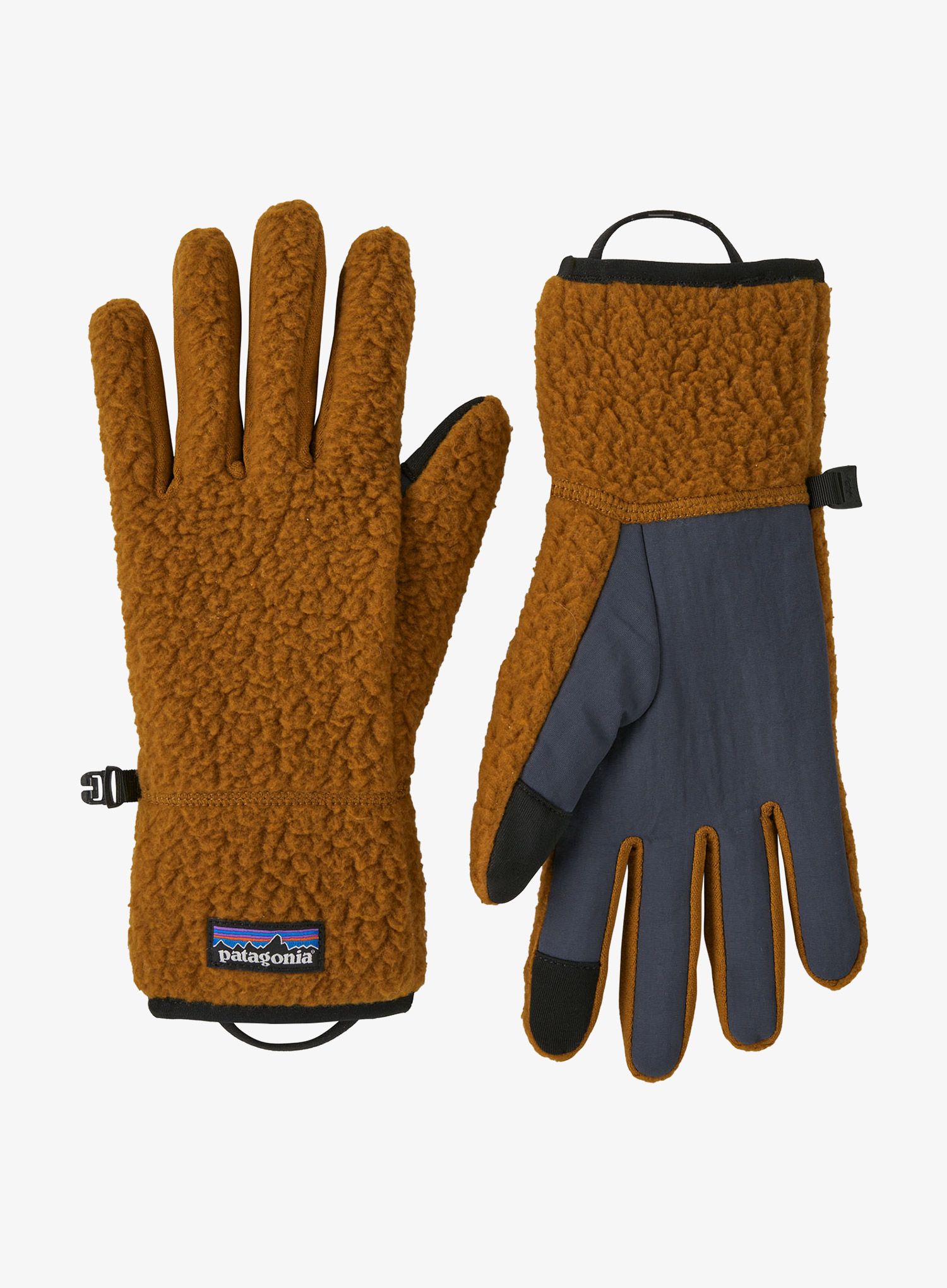 Rukavice od flisa Patagonia Retro Pile Gloves - shelter brown