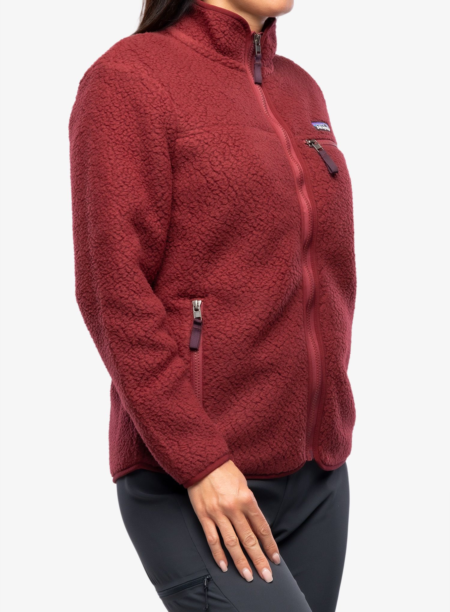Ženska jakna od flisa Patagonia Retro Pile Jacket - carmine red