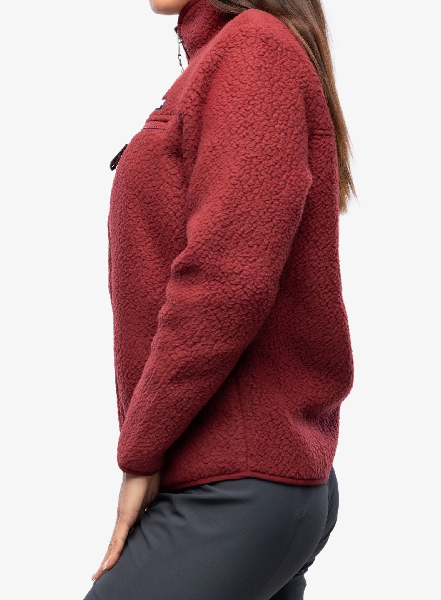 Ženska jakna od flisa Patagonia Retro Pile Jacket - carmine red