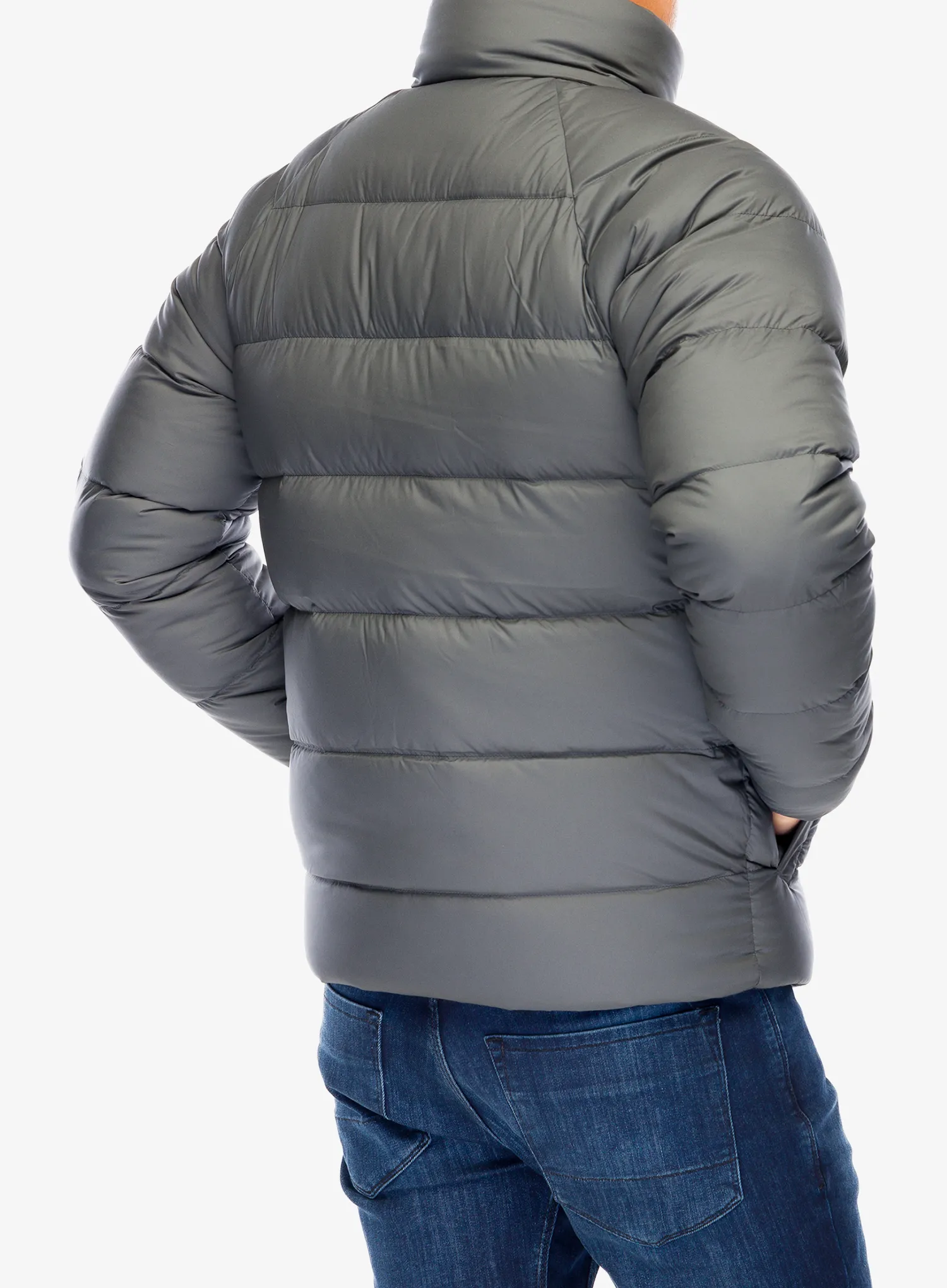 Pernata jakna Patagonia Reversible Silent Down Jacket - forge grey