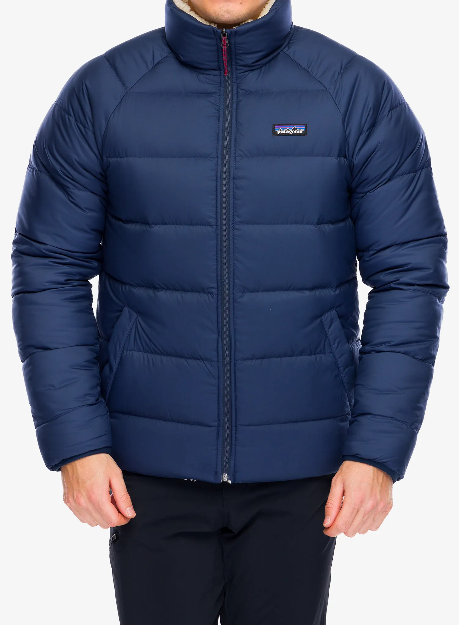 Pernata jakna Patagonia Reversible Silent Down Jacket - new navy
