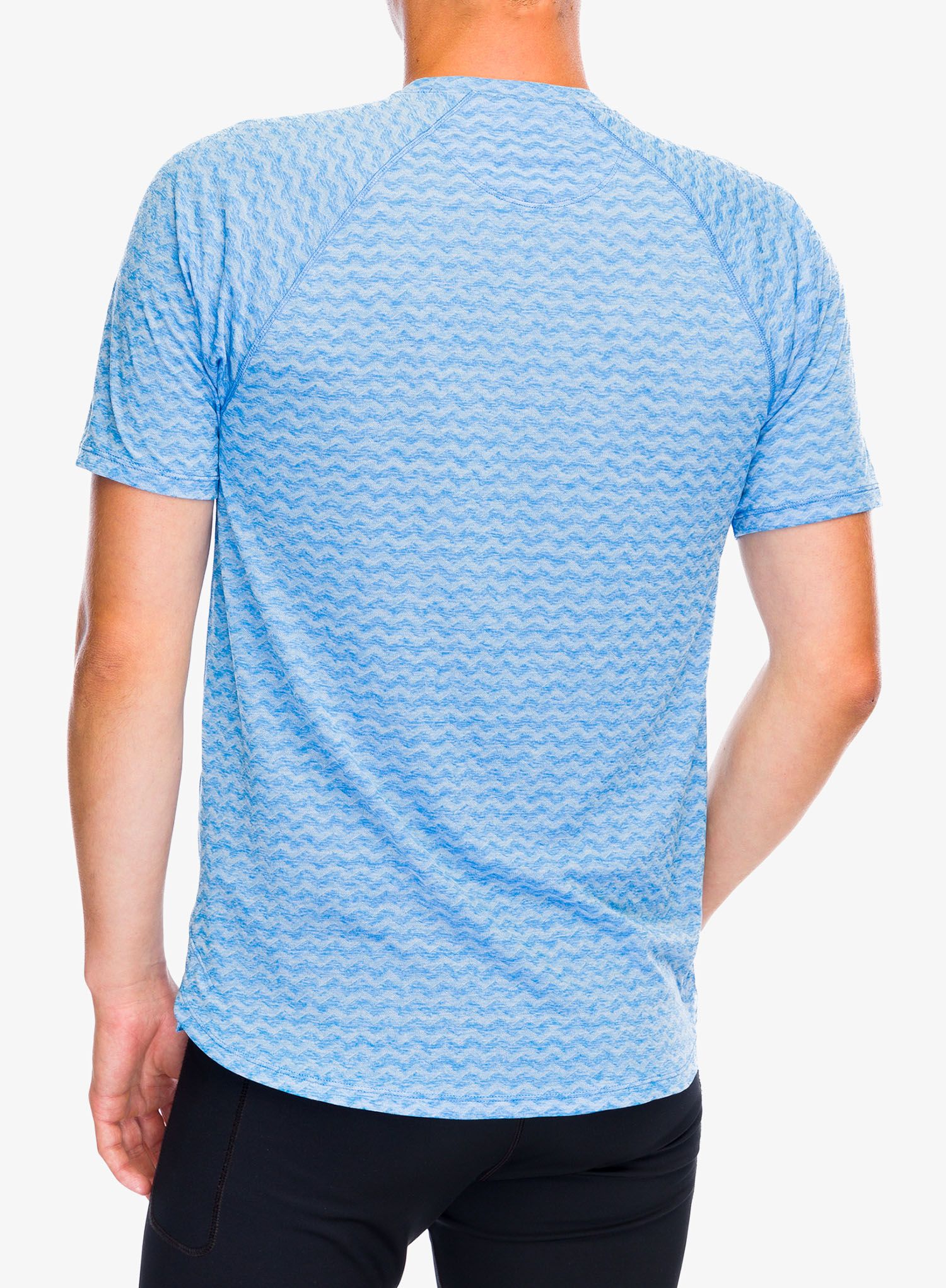 Majica za trčanje Patagonia Ridge Flow Shirt - vessel blue
