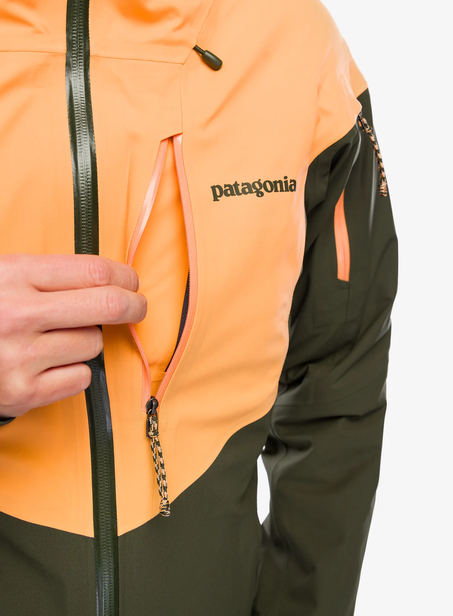 Ženska jakna Patagonia SnowDrifter Jacket - vivid apricot