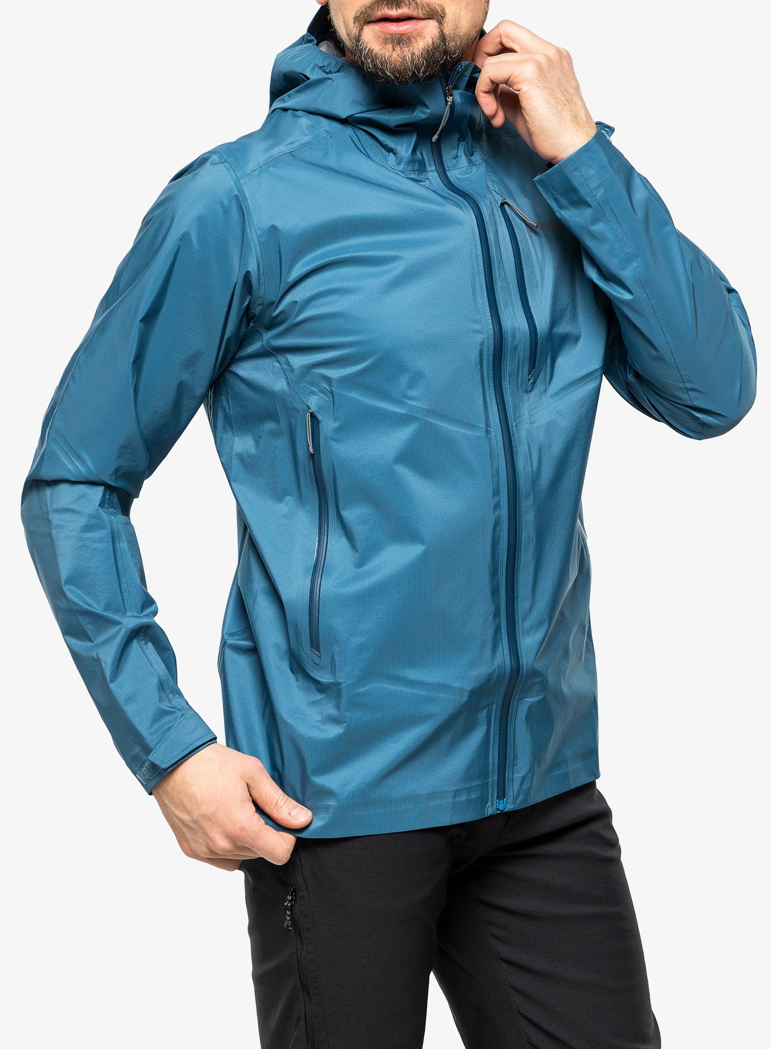Kišna jakna Patagonia Storm 10 Jacket - wavy blue