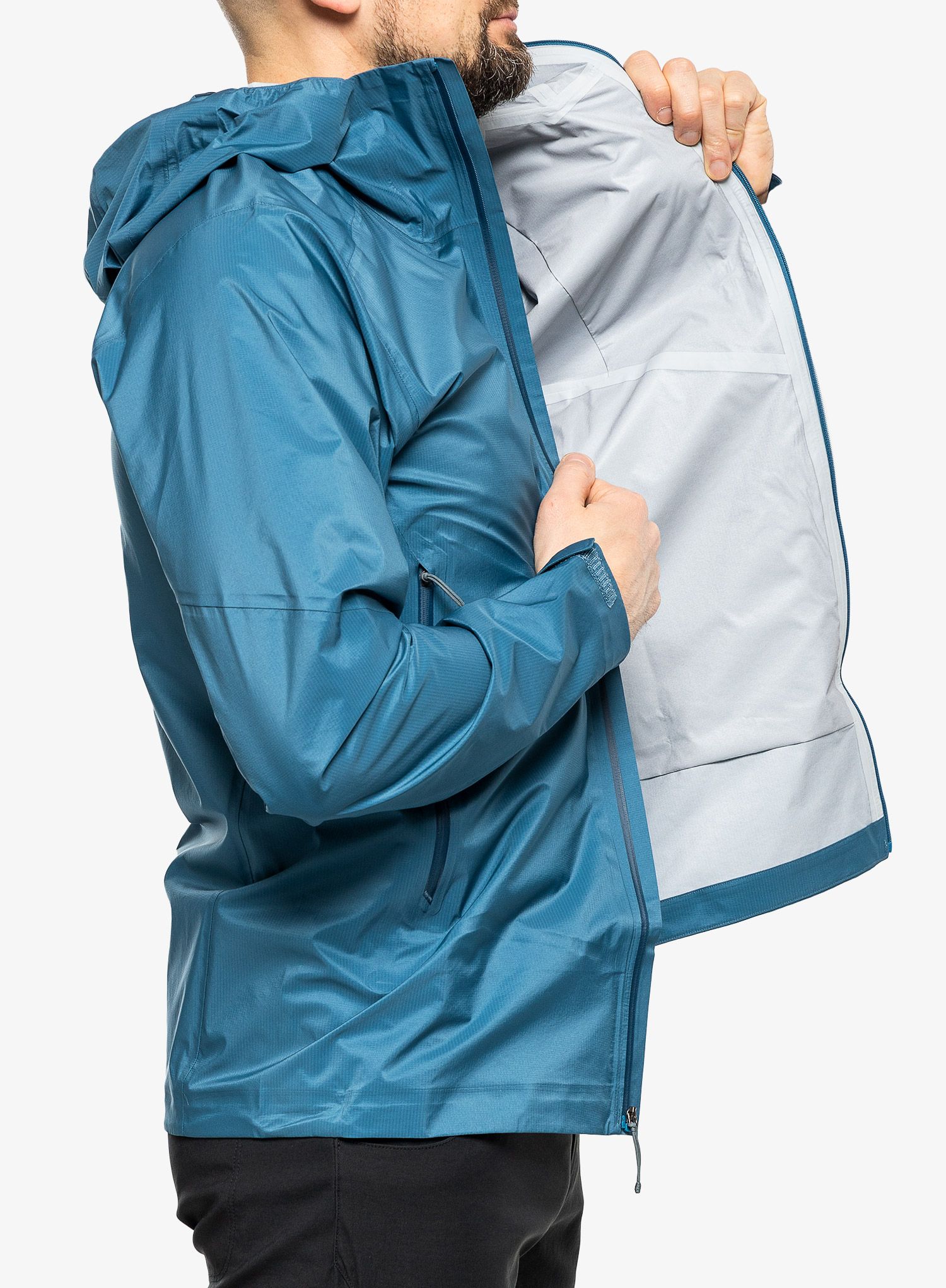 Kišna jakna Patagonia Storm 10 Jacket - wavy blue
