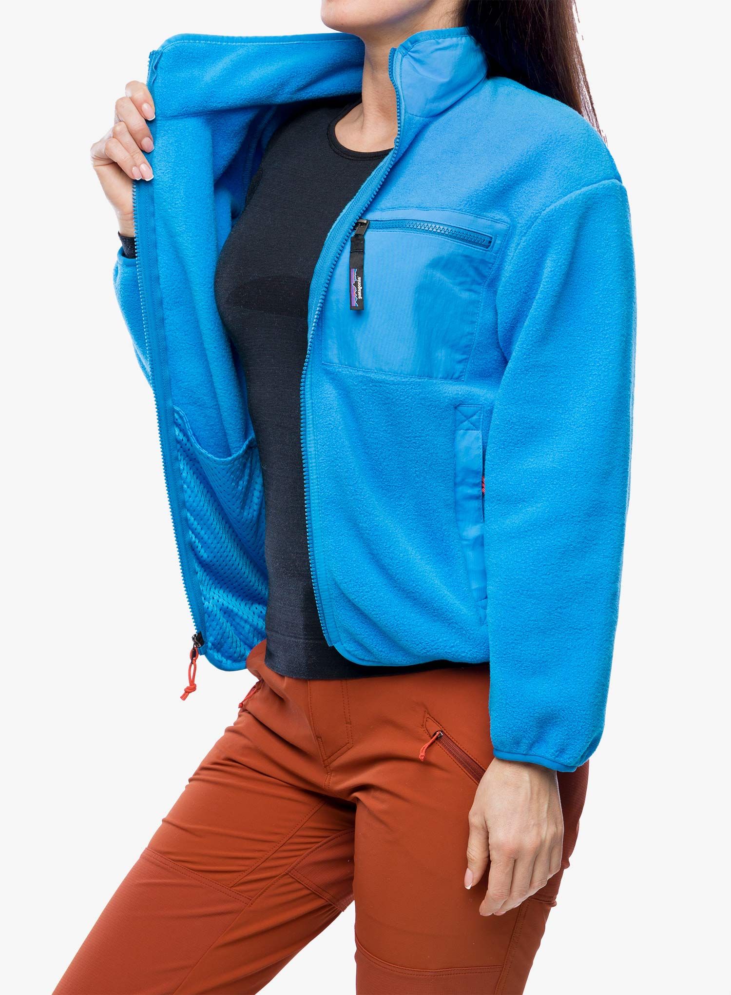 Ženska dukserica od flisa Patagonia Synch Jkt - vessel blue