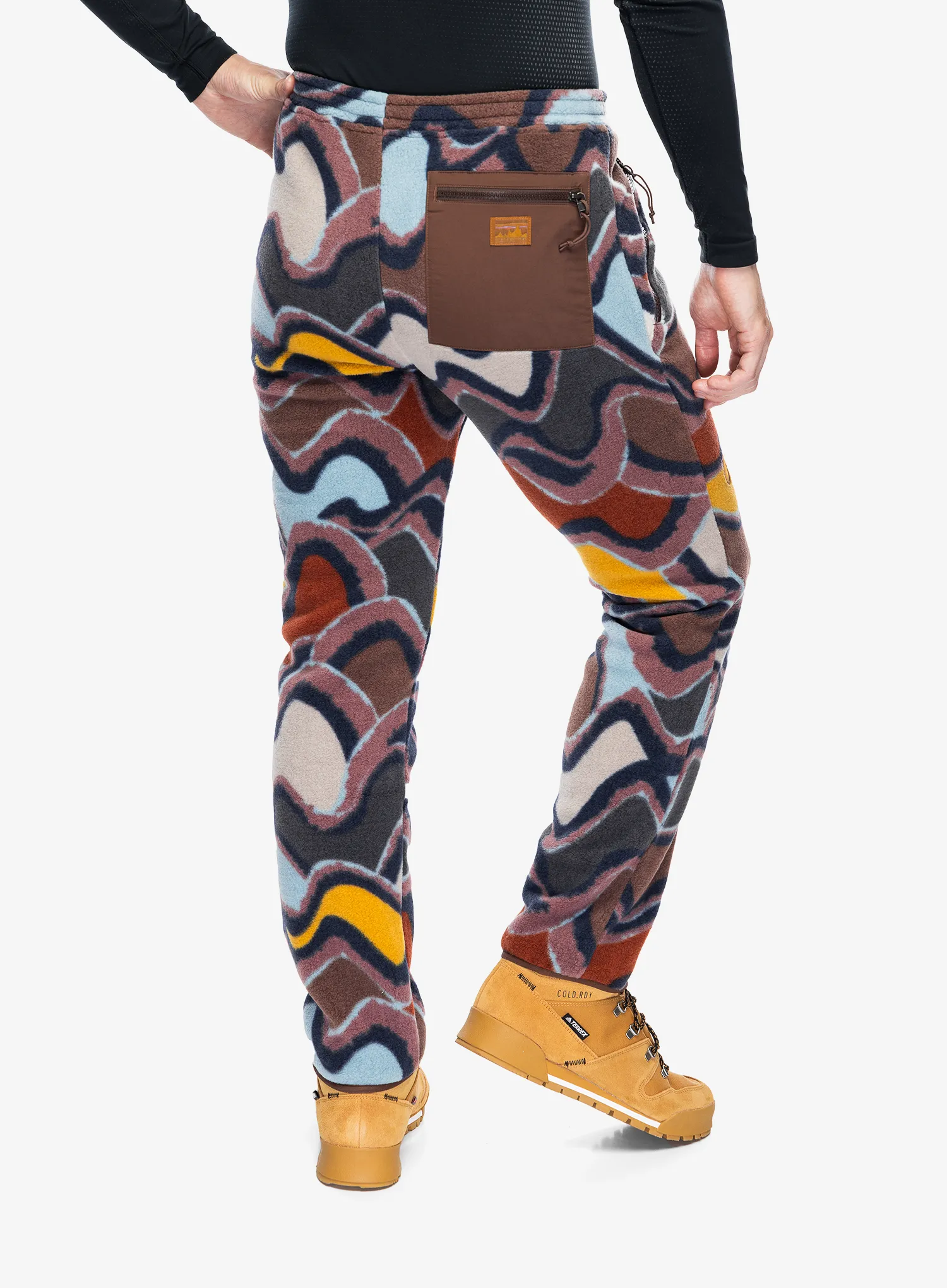 Hlače Patagonia Synch Pants - currents dulse mauve