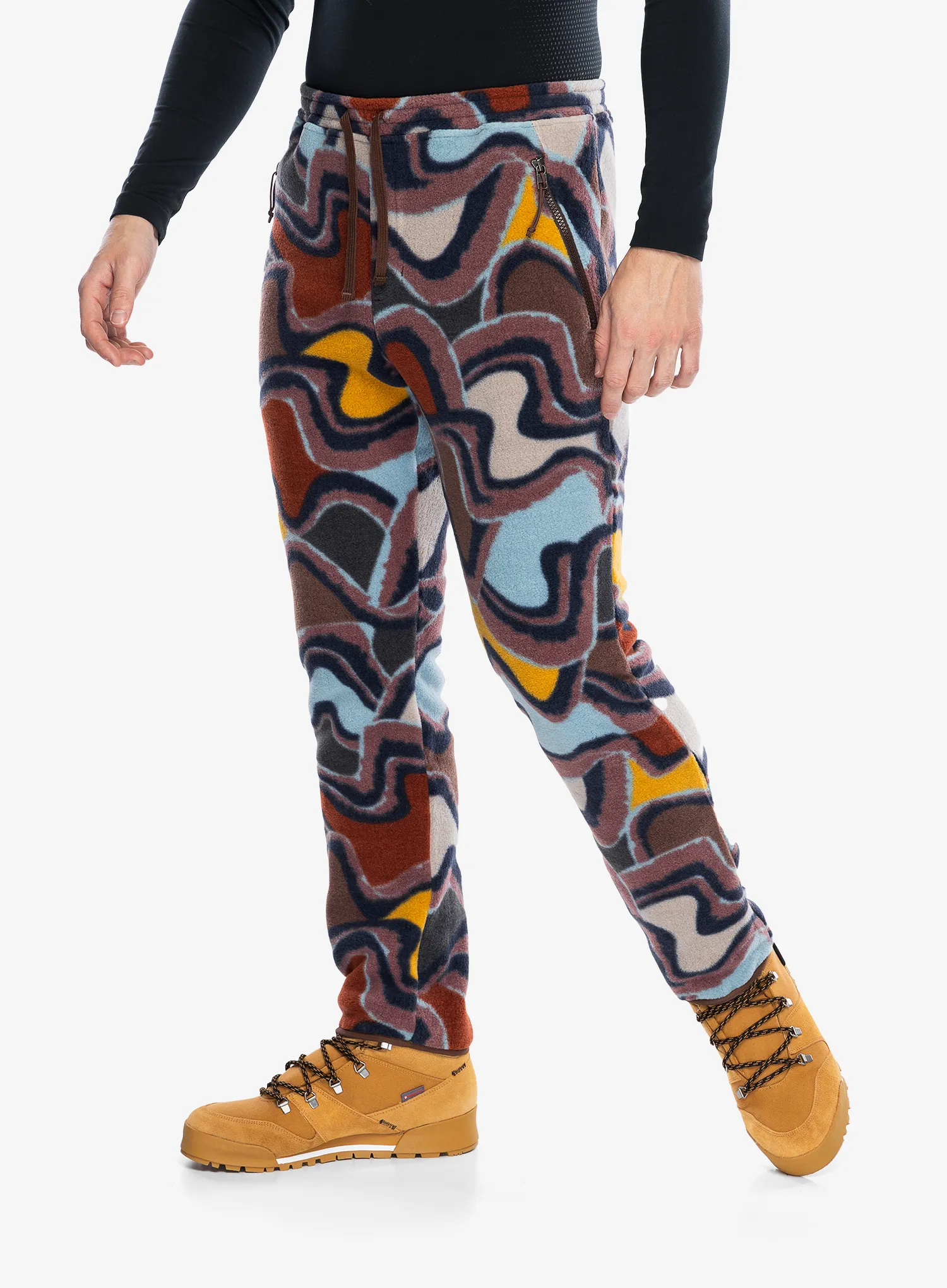 Hlače Patagonia Synch Pants - currents dulse mauve