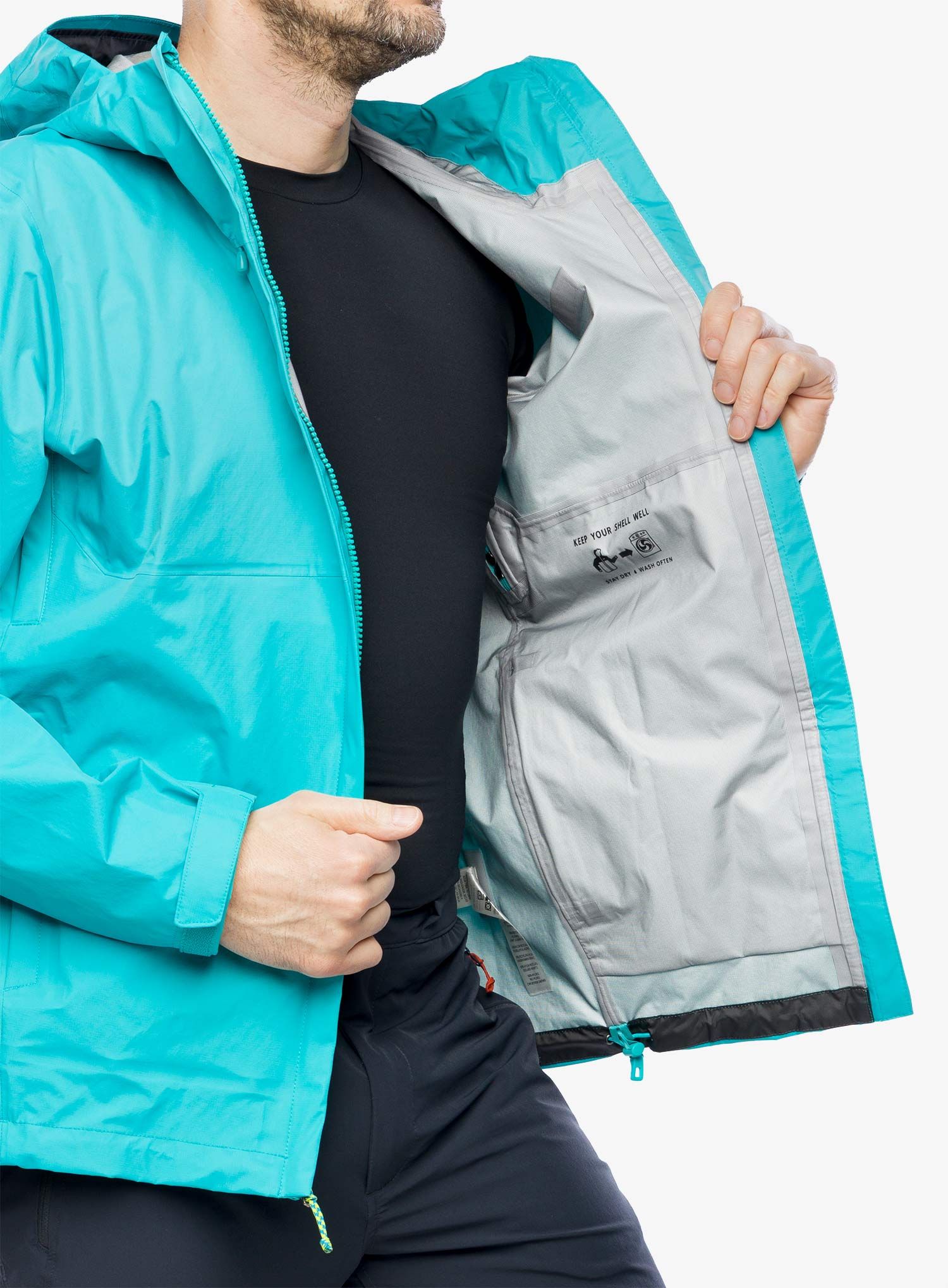 Kišna jakna Patagonia Torrentshell 3L Jacket - subtidal blue