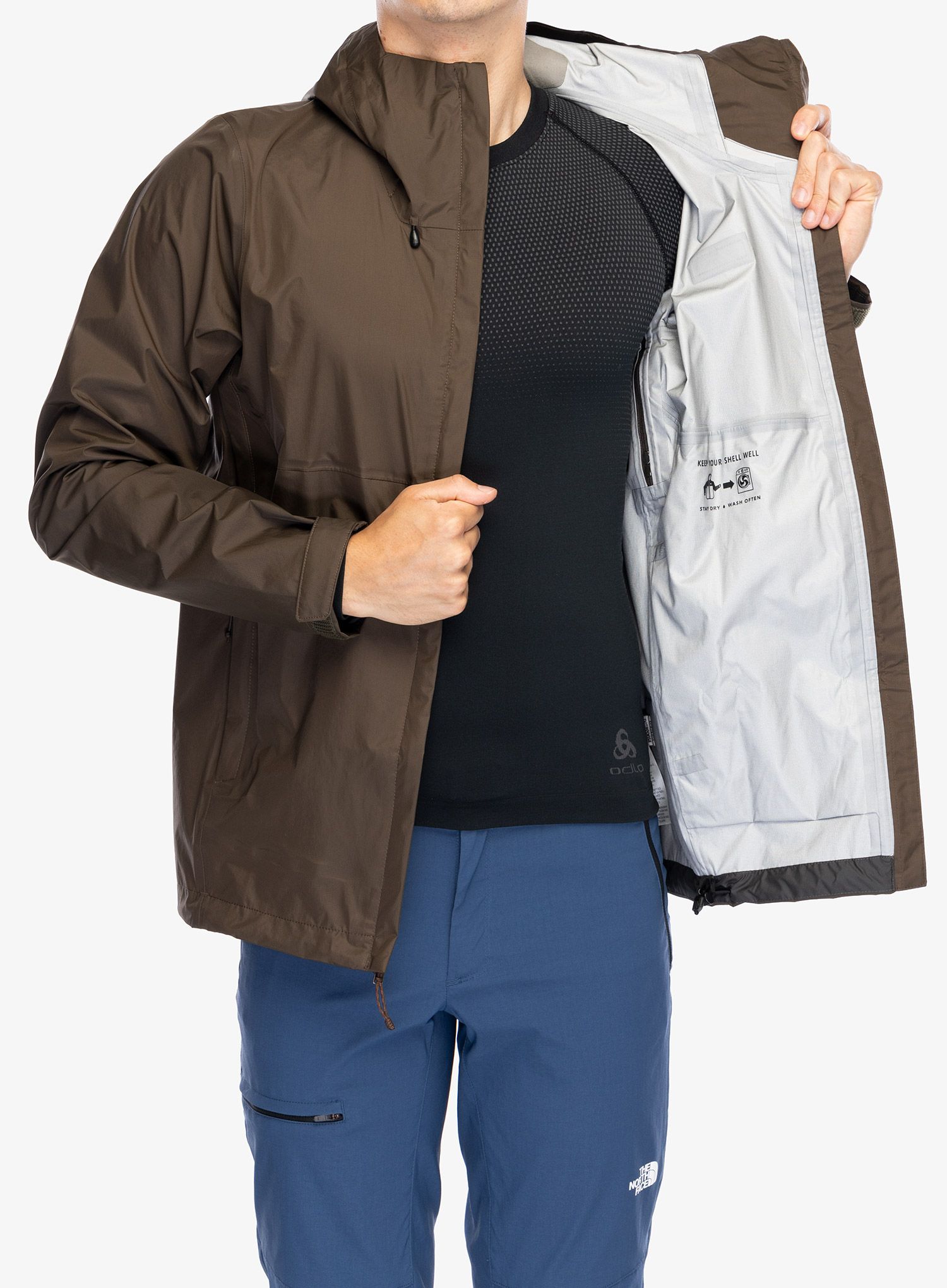 Kišna jakna Patagonia Torrentshell 3L Jacket - dark walnut