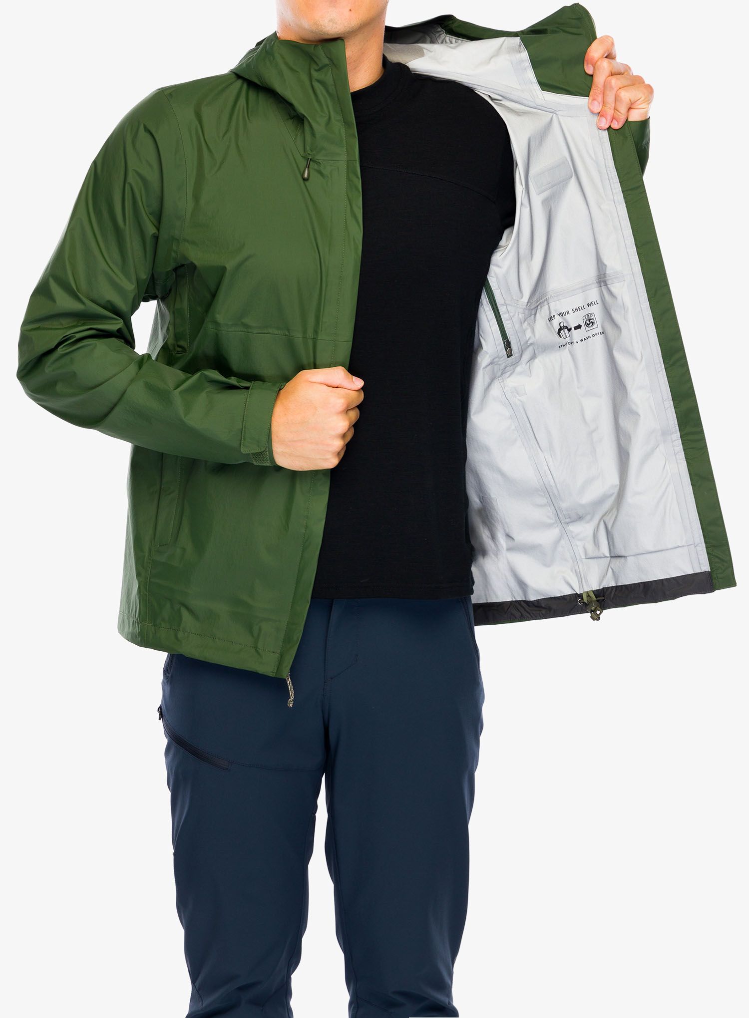 Kišna jakna Patagonia Torrentshell 3L Jacket - torrey pine green