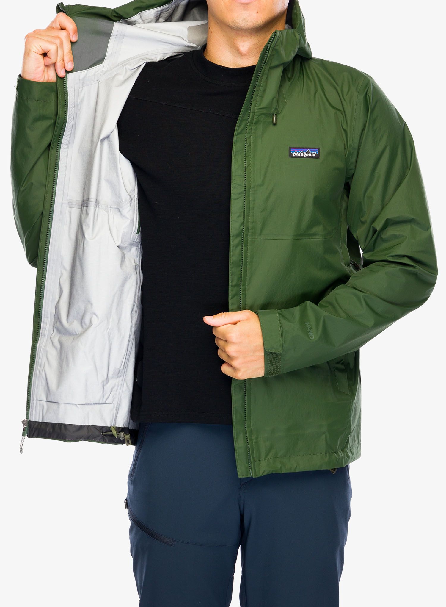 Kišna jakna Patagonia Torrentshell 3L Jacket - torrey pine green