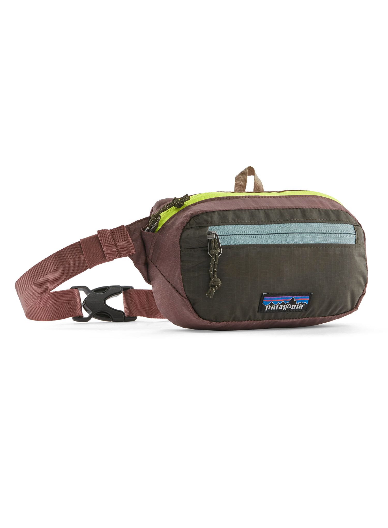 Torbica oko struka Patagonia Ultralight Black Hole Mini Hip Pack - patchwork/pine needle green