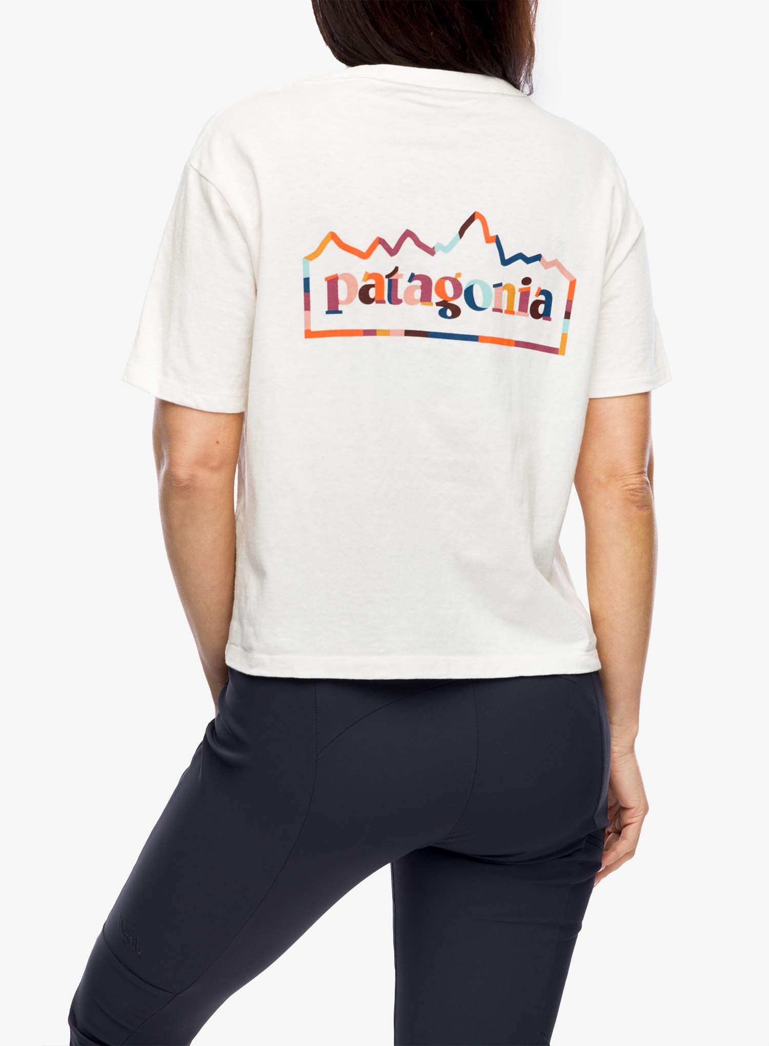 Ženska pamučna majica Patagonia Unity Fitz Easy Cut Responsibili-Tee - birch white