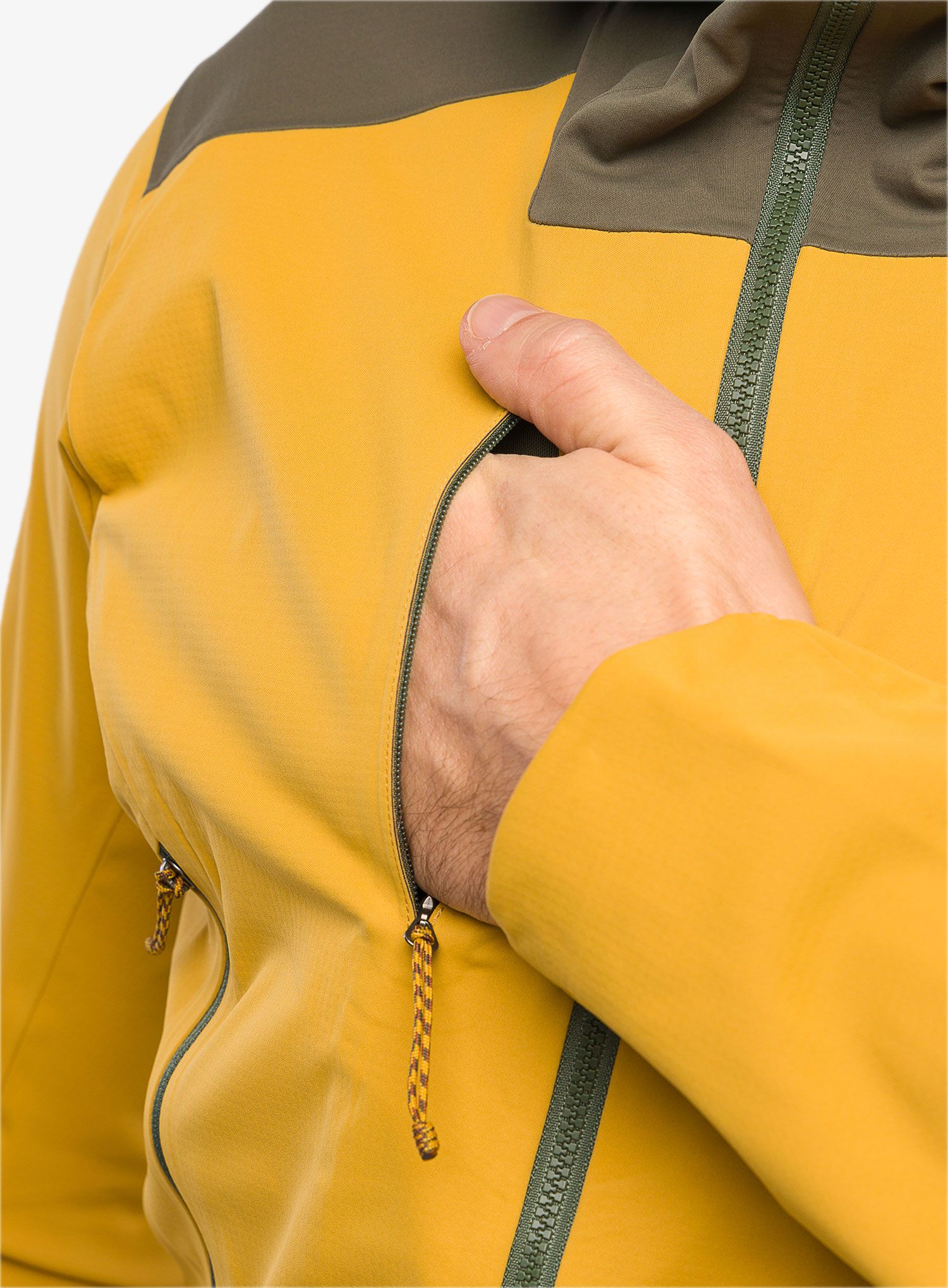 Jakna za turno skijanje Patagonia Upstride Jacket - cabin gold