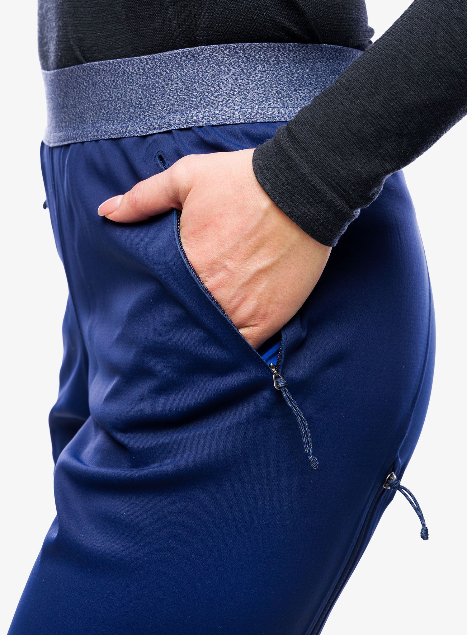 Ženske hlače za turno skijanje Patagonia Upstride Pants - classic navy