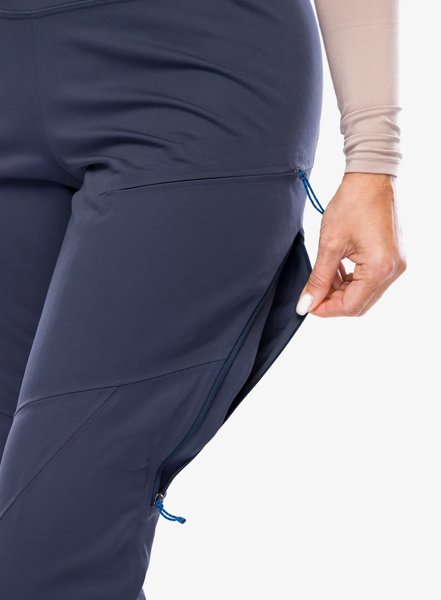 Ženske softshell hlače Patagonia Upstride Pants - smolder blue