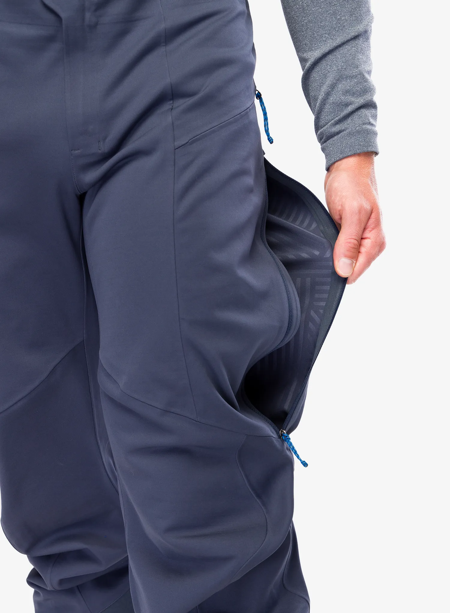 Softshell hlače Patagonia Upstride Pants - smolder blue