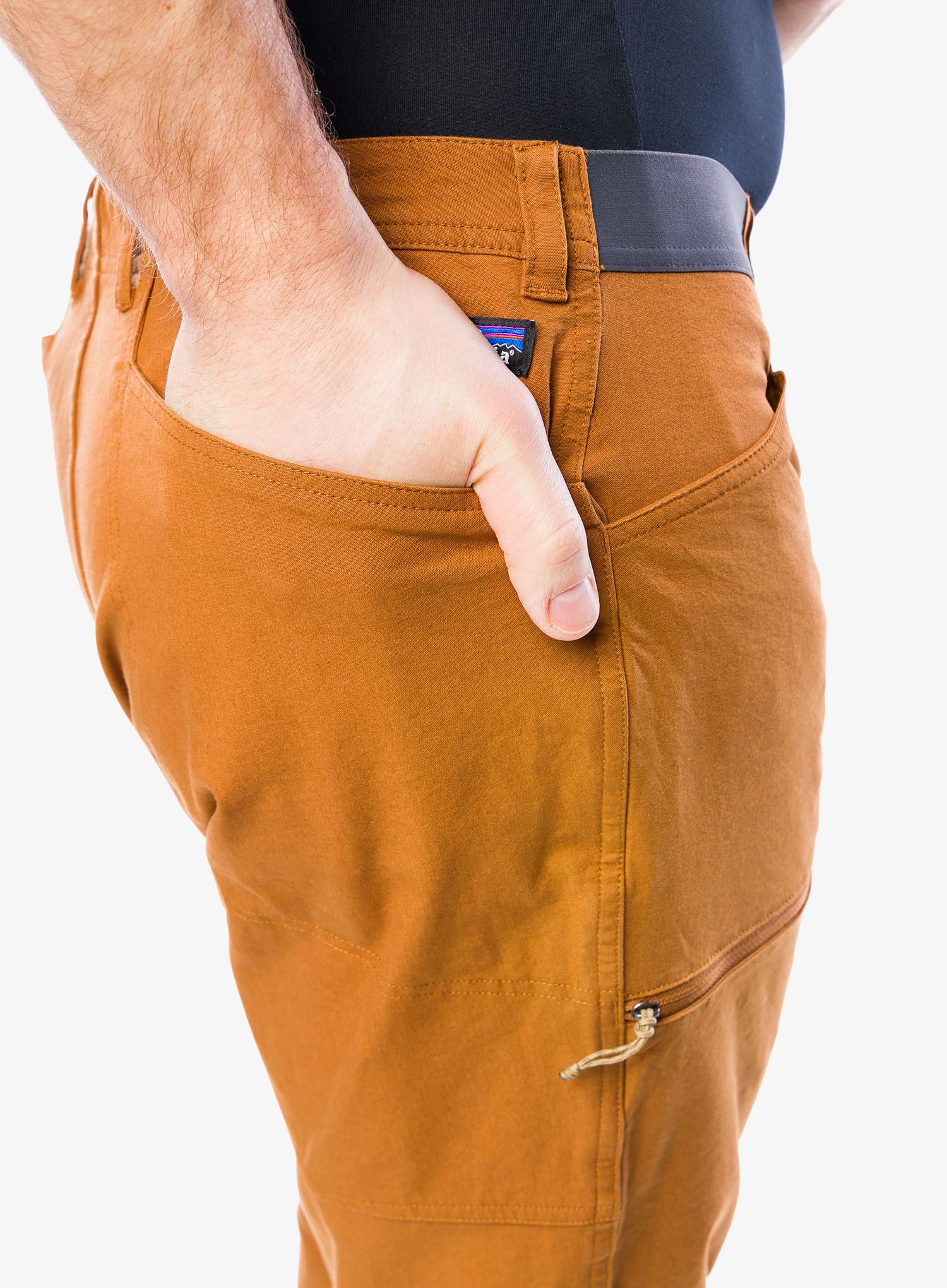 Penjačke hlače Patagonia Venga Rock Pants - tree ring brown