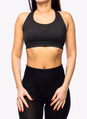 Sportski grudnjak Patagonia Wild Trails Sports Bra - black