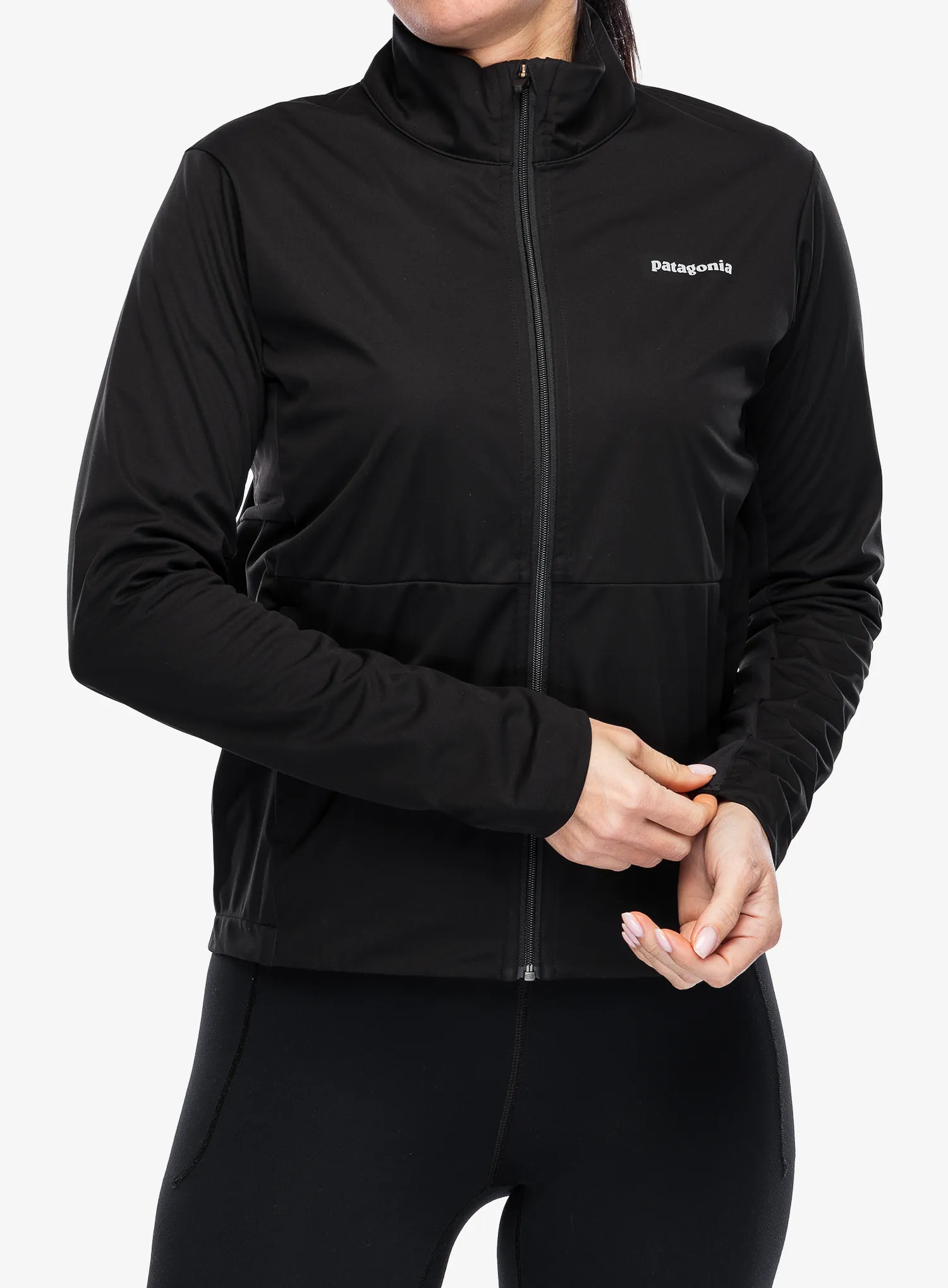 Ženska jakna za trčanje Patagonia Wind Shield Jacket - black