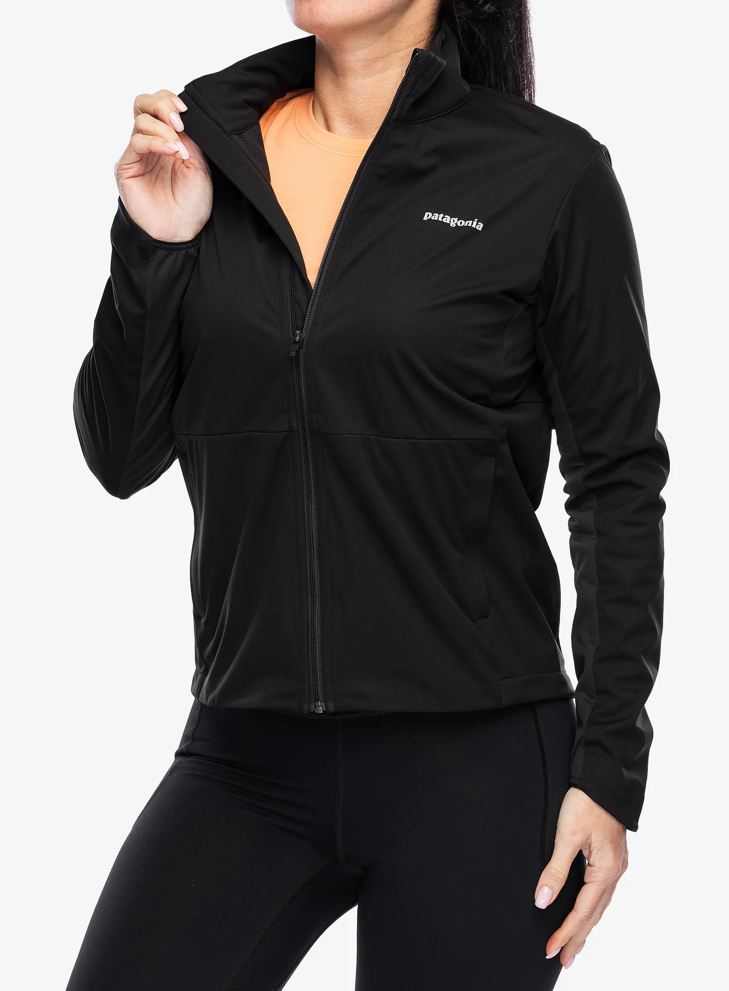 Ženska jakna za trčanje Patagonia Wind Shield Jacket - black