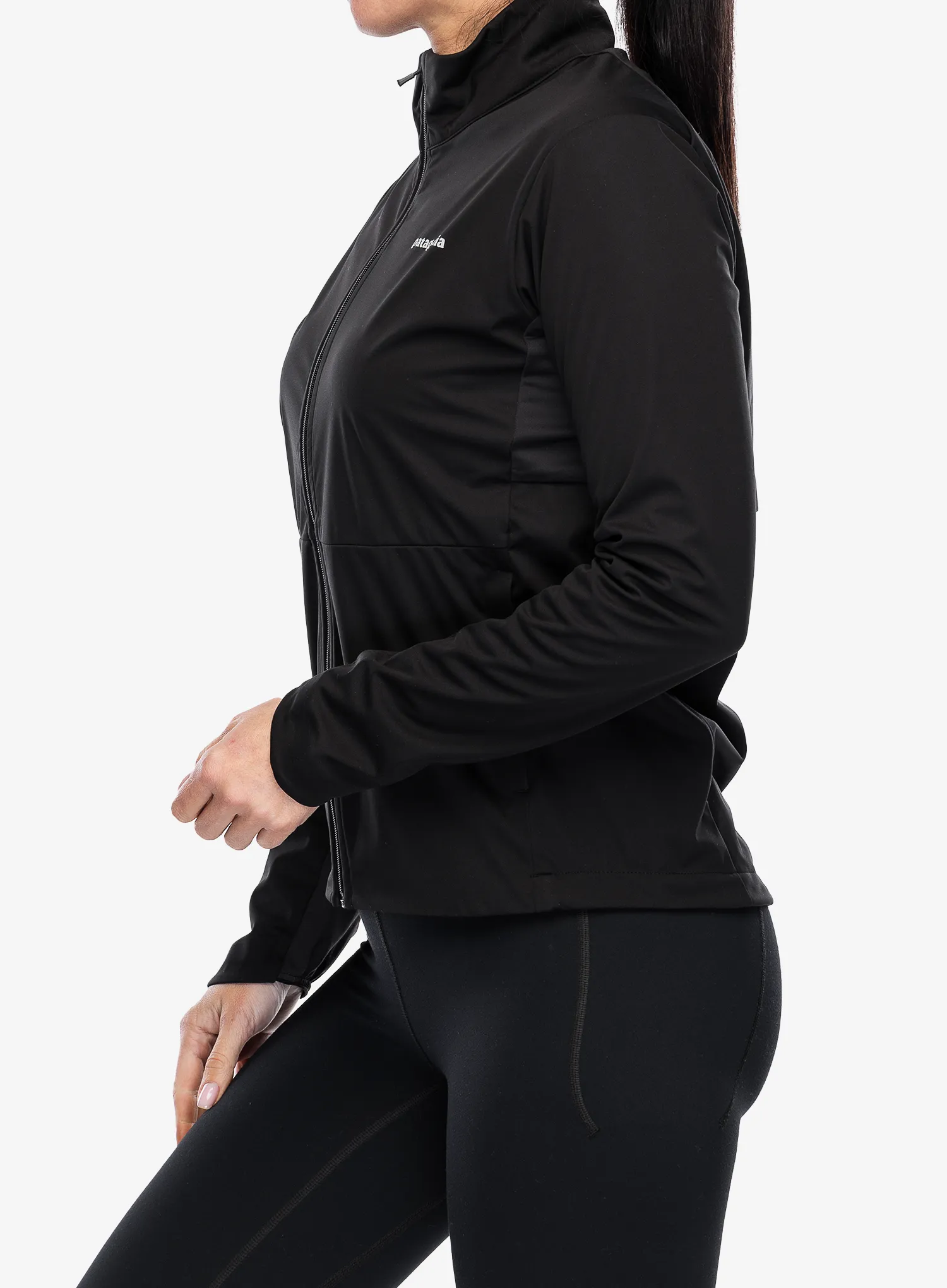 Ženska jakna za trčanje Patagonia Wind Shield Jacket - black