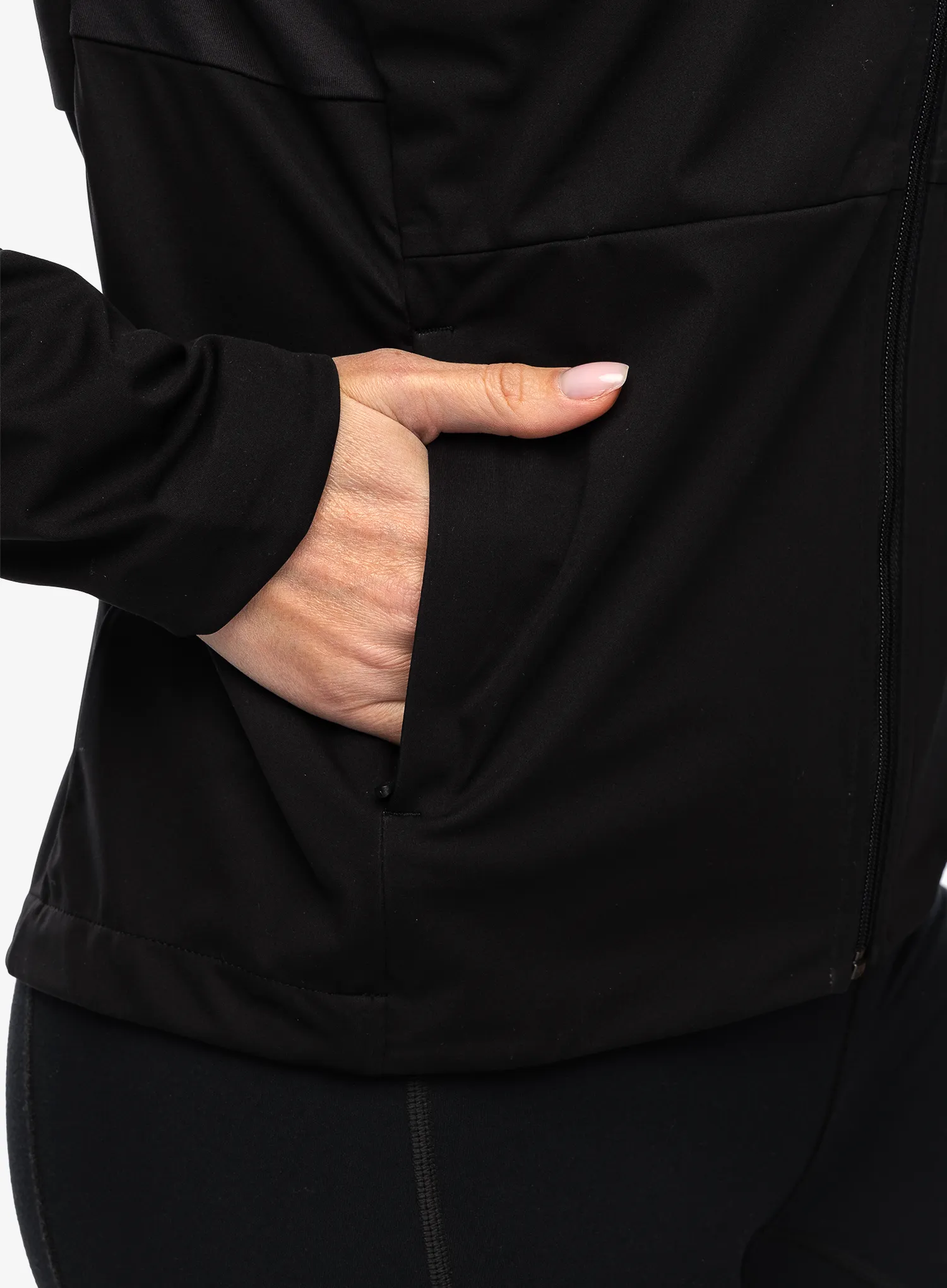 Ženska jakna za trčanje Patagonia Wind Shield Jacket - black