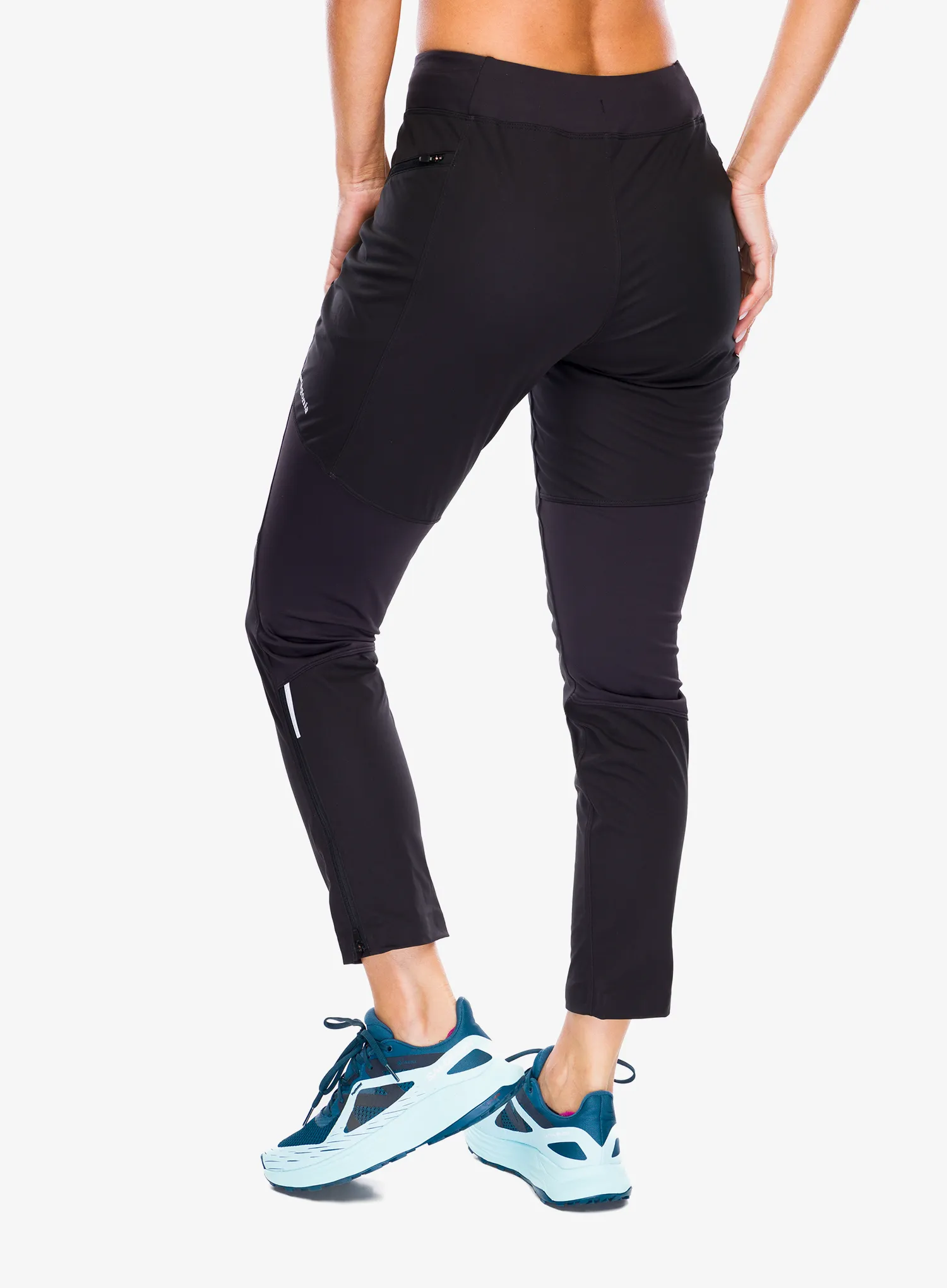Ženske hlače Patagonia Wind Shield Pants - black