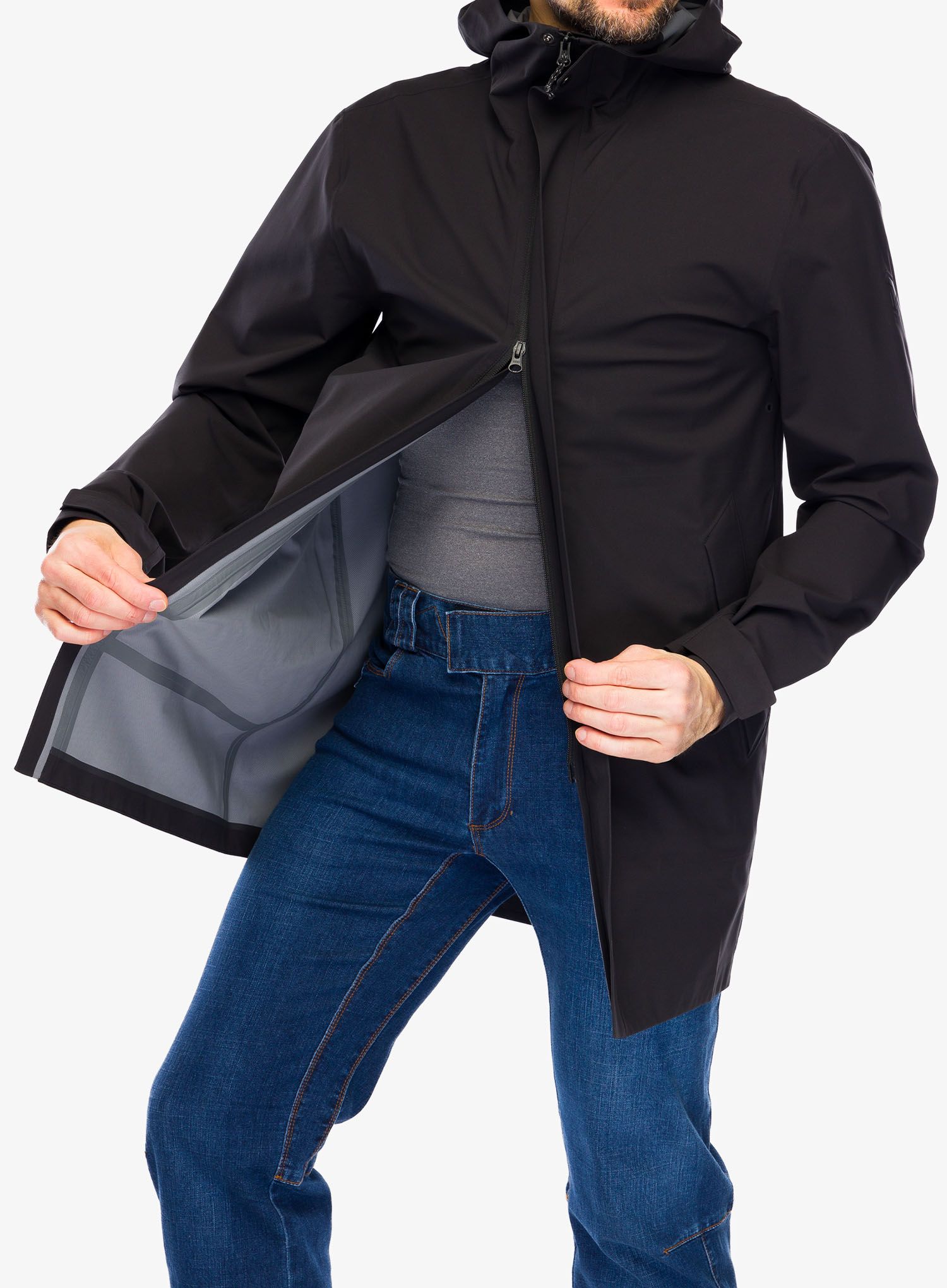 Kišni kaput Peak Perfomance Cloudburst Coat - black