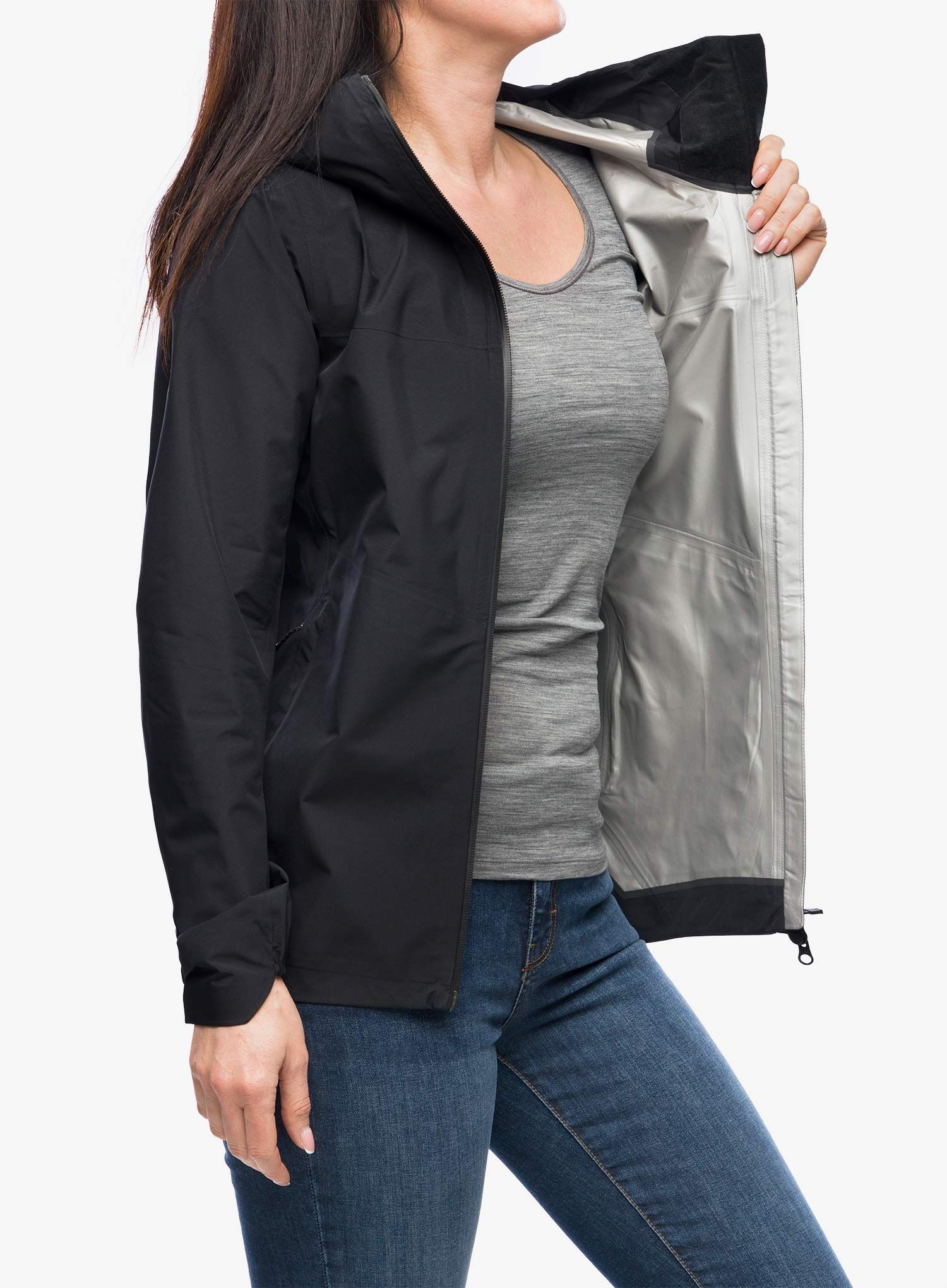 Ženska kišna jakna Peak Perfomance Commuter GORE-TEX Paclite Jacket - black