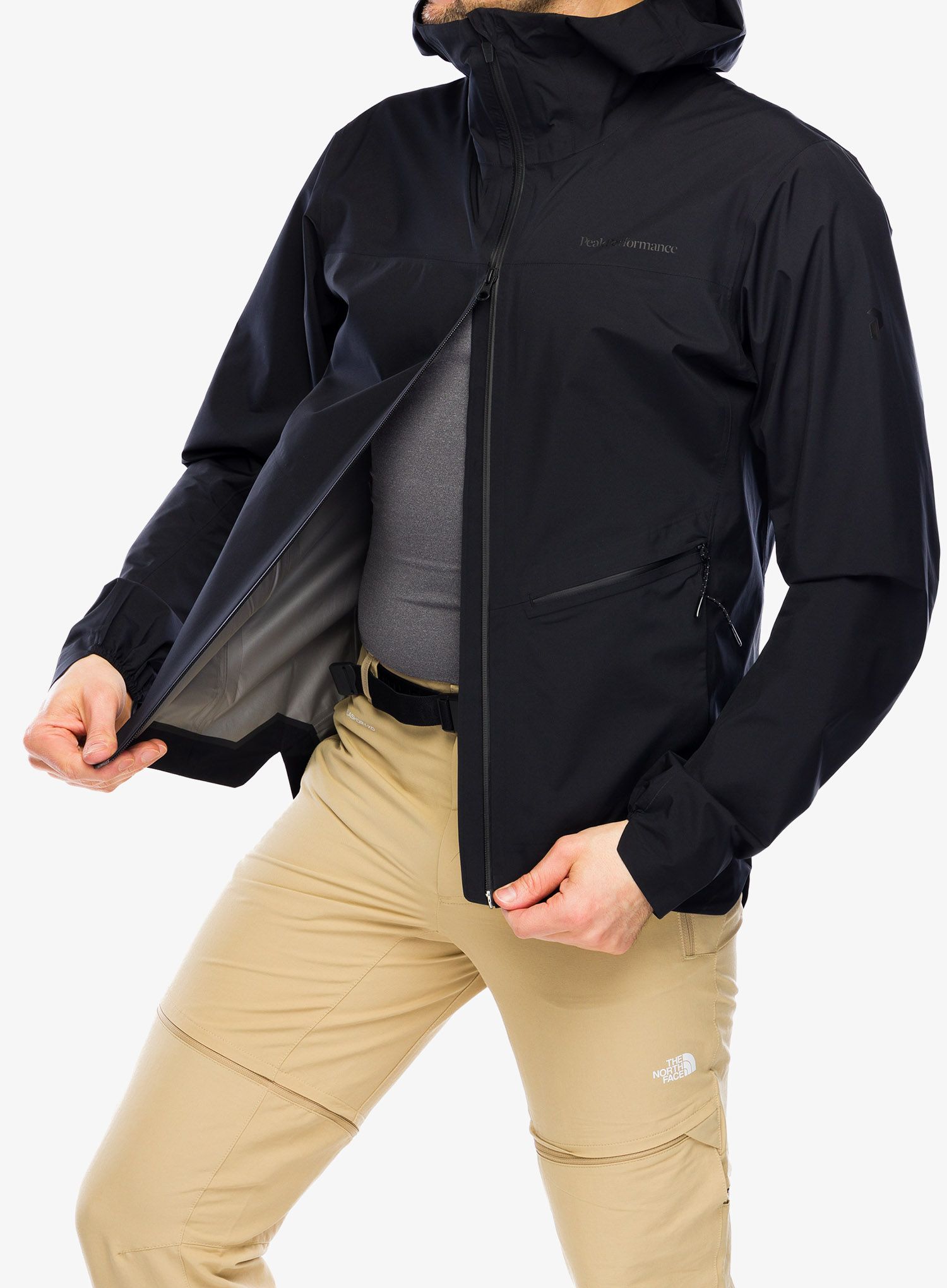 Kišna jakna Peak Perfomance Commuter GORE-TEX Paclite Jacket - black
