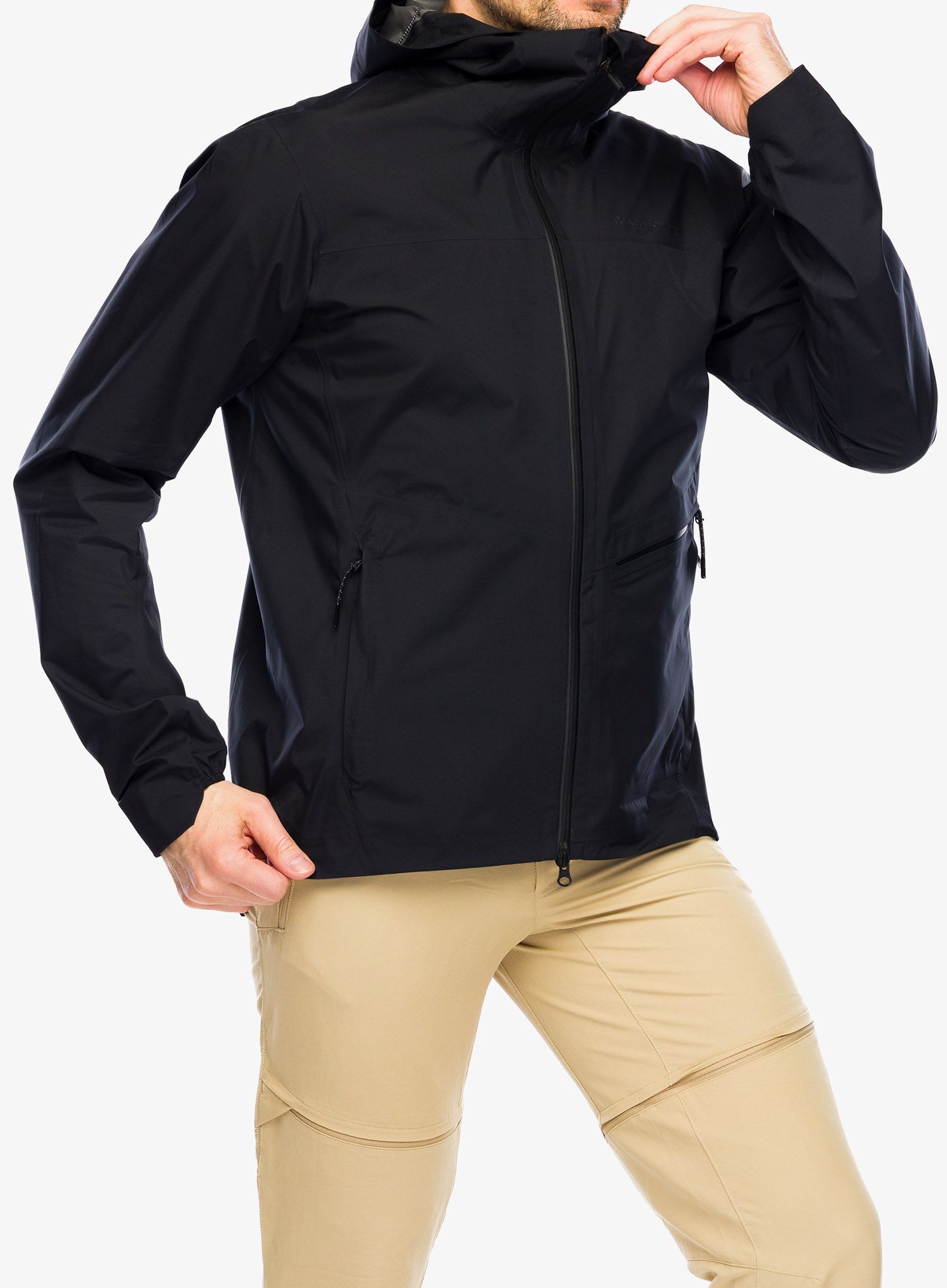 Kišna jakna Peak Perfomance Commuter GORE-TEX Paclite Jacket - black