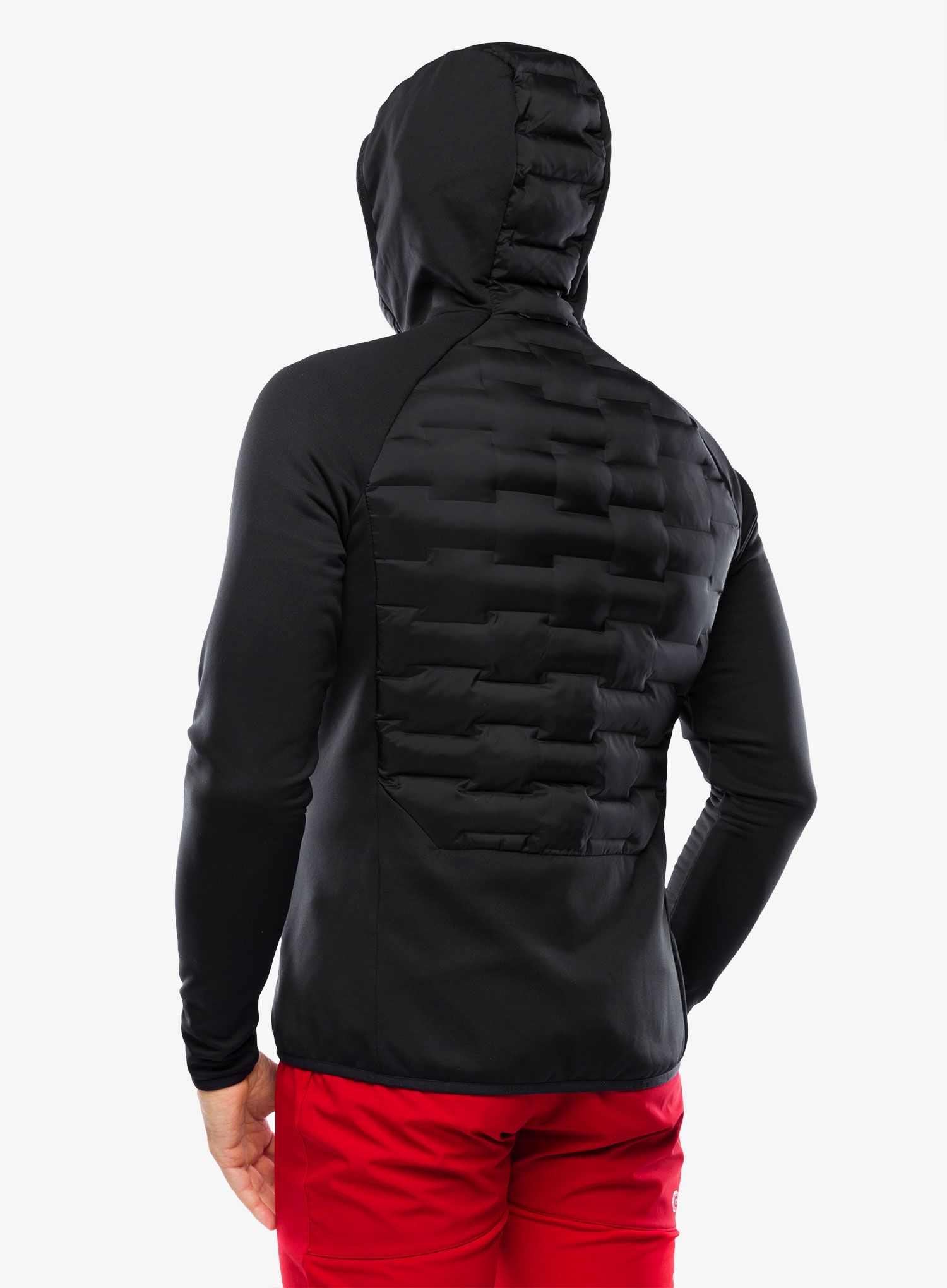 Hibridna jakna Peak Performance Argon Hybrid Hood - black