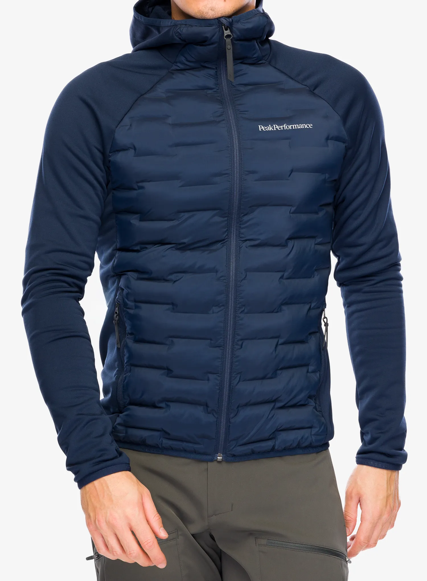 Jakna Peak Performance Argon Hybrid Hood - blue shadow