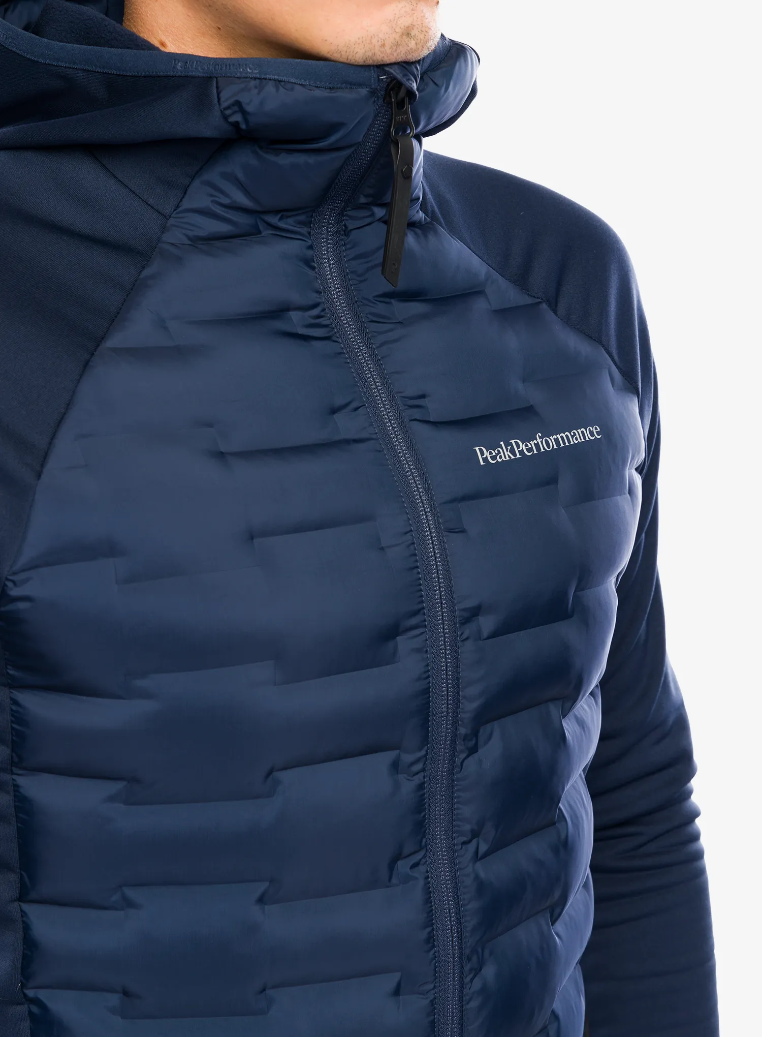 Jakna Peak Performance Argon Hybrid Hood - blue shadow