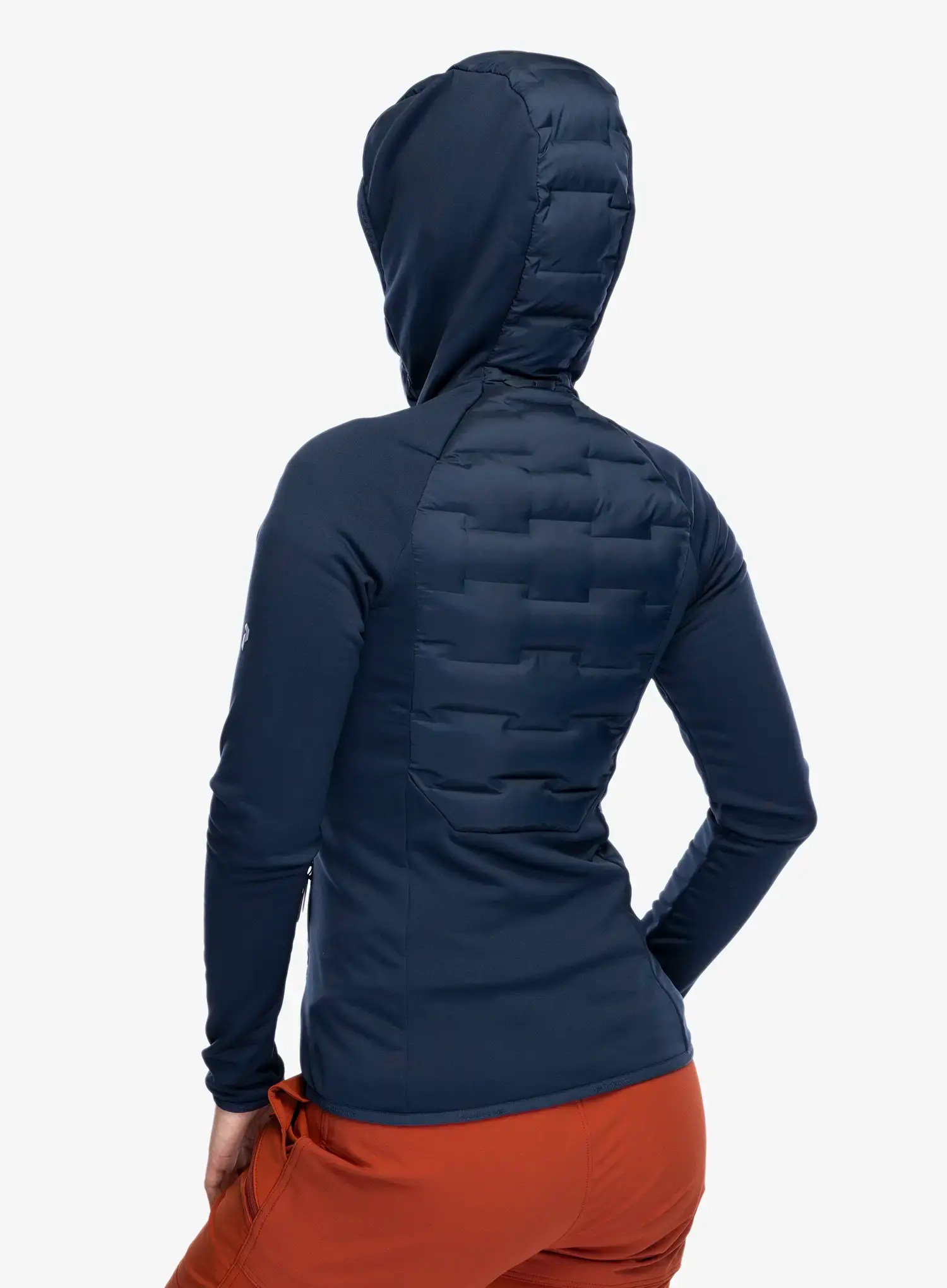 Ženska hibridna jakna Peak Performance Argon Hybrid Hood - blue shadow
