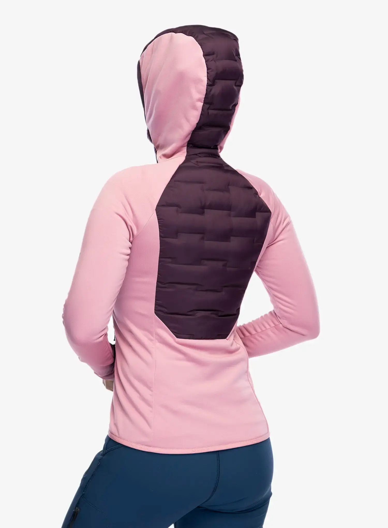 Ženska hibridna jakna Peak Performance Argon Hybrid Hood - mystic purple