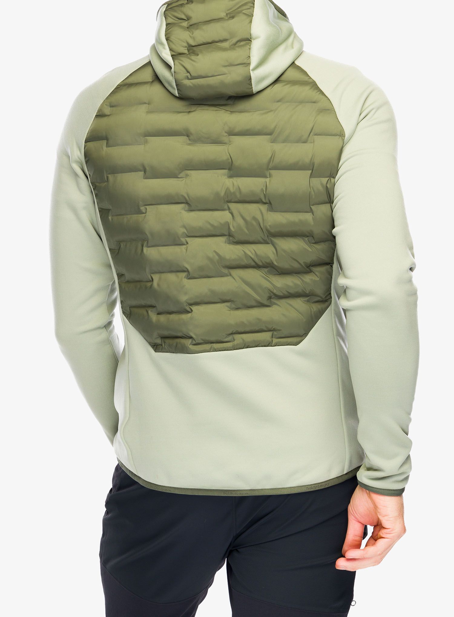 Jakna Peak Performance Argon Hybrid Hood - pine needle