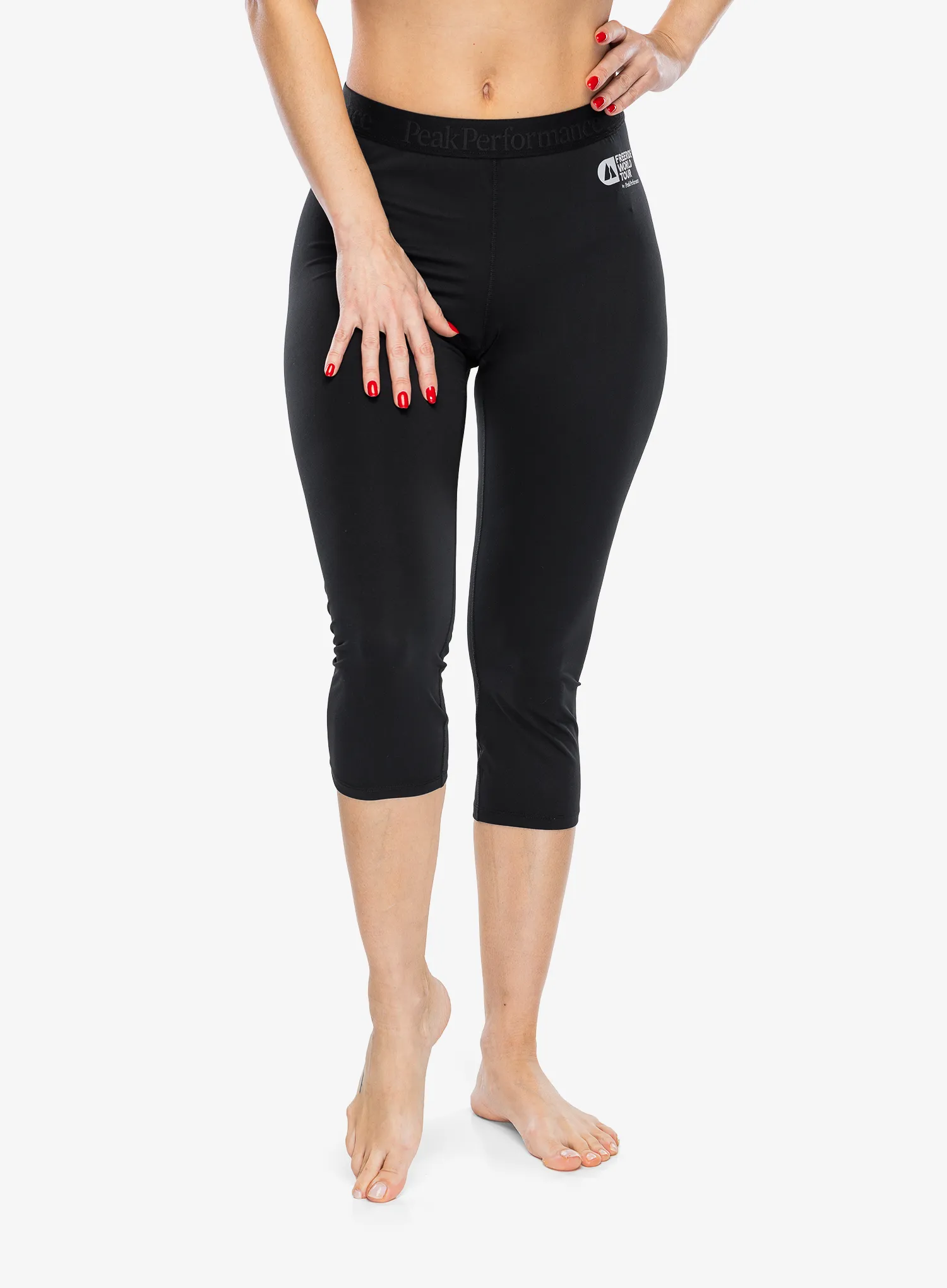 Ženske termo tajice Peak Performance FWT Spirit Short John - black