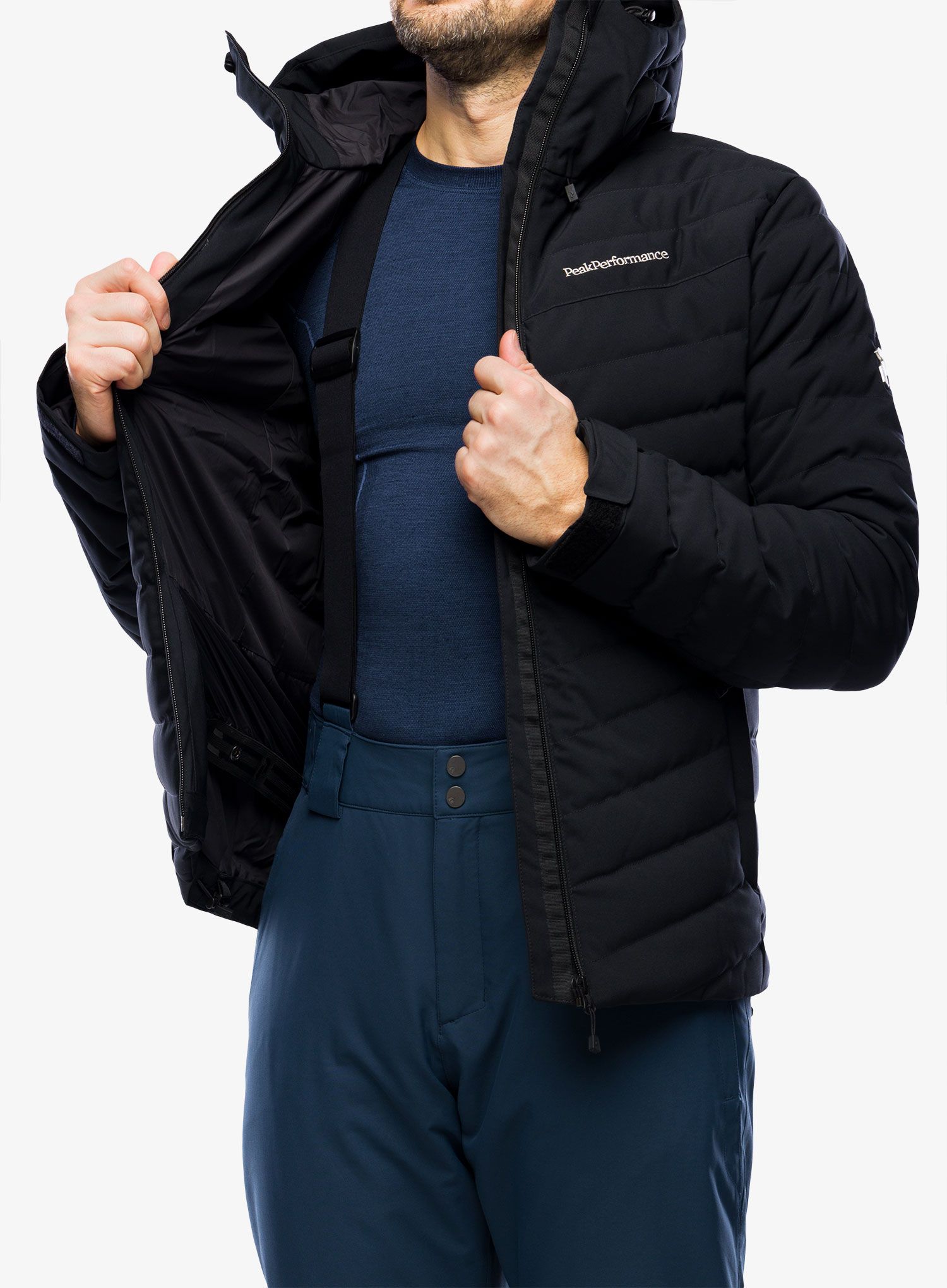 Skijaška jakna Peak Performance Frost Ski Down Jacket - black/black