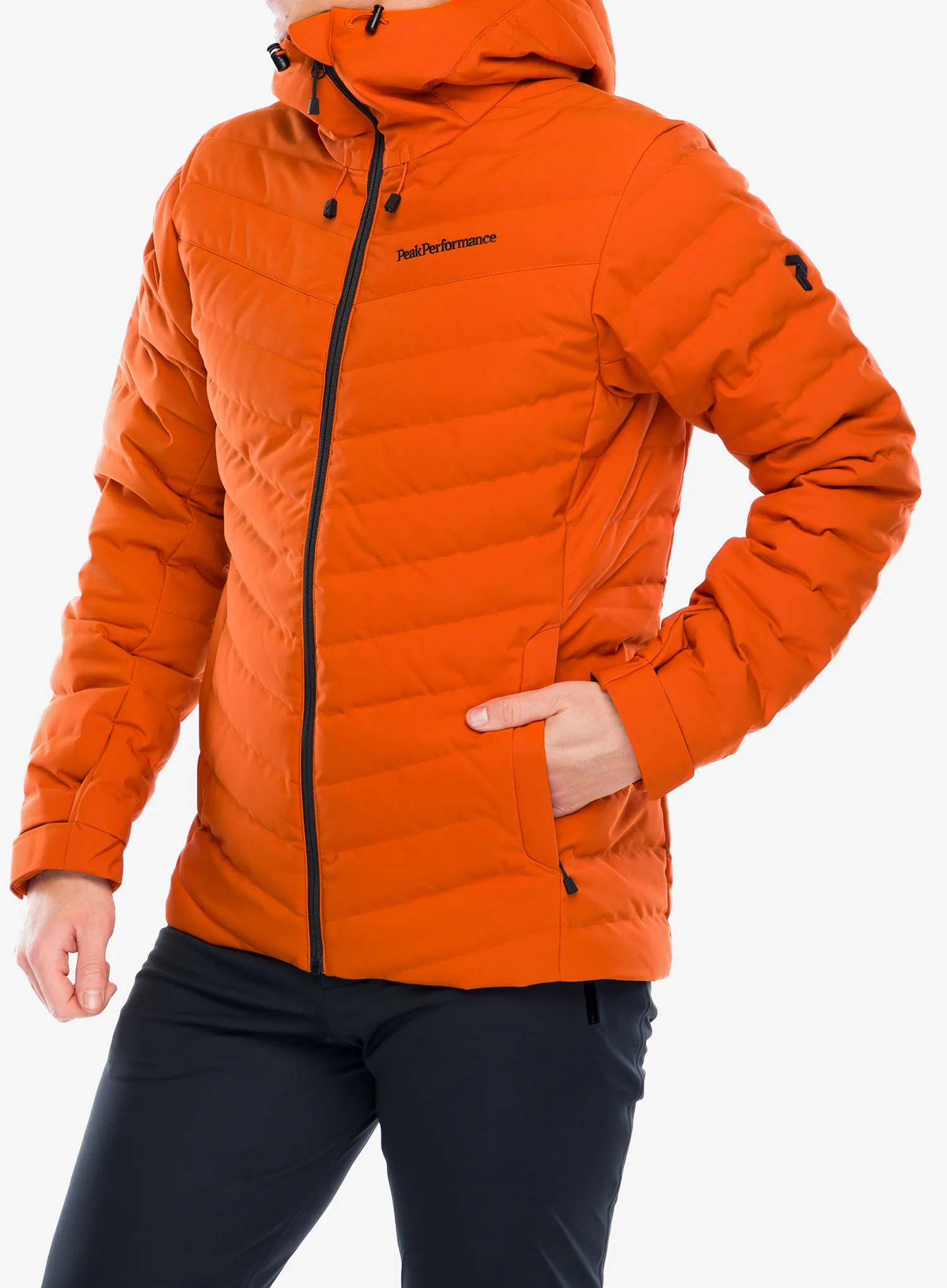 Skijaška jakna Peak Performance Frost Ski Down Jacket - gold flame