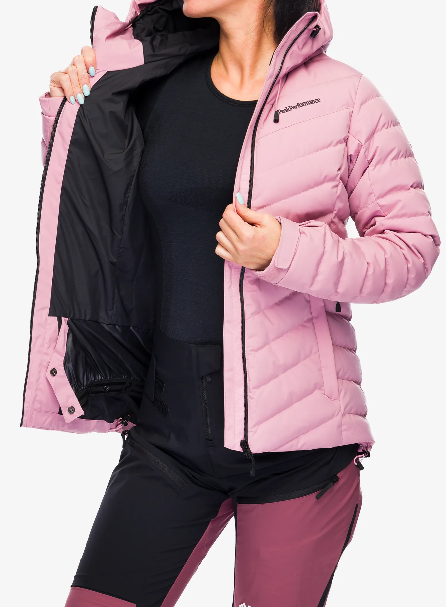 Ženska skijaška jakna Peak Performance Frost Ski Jacket - bitter root